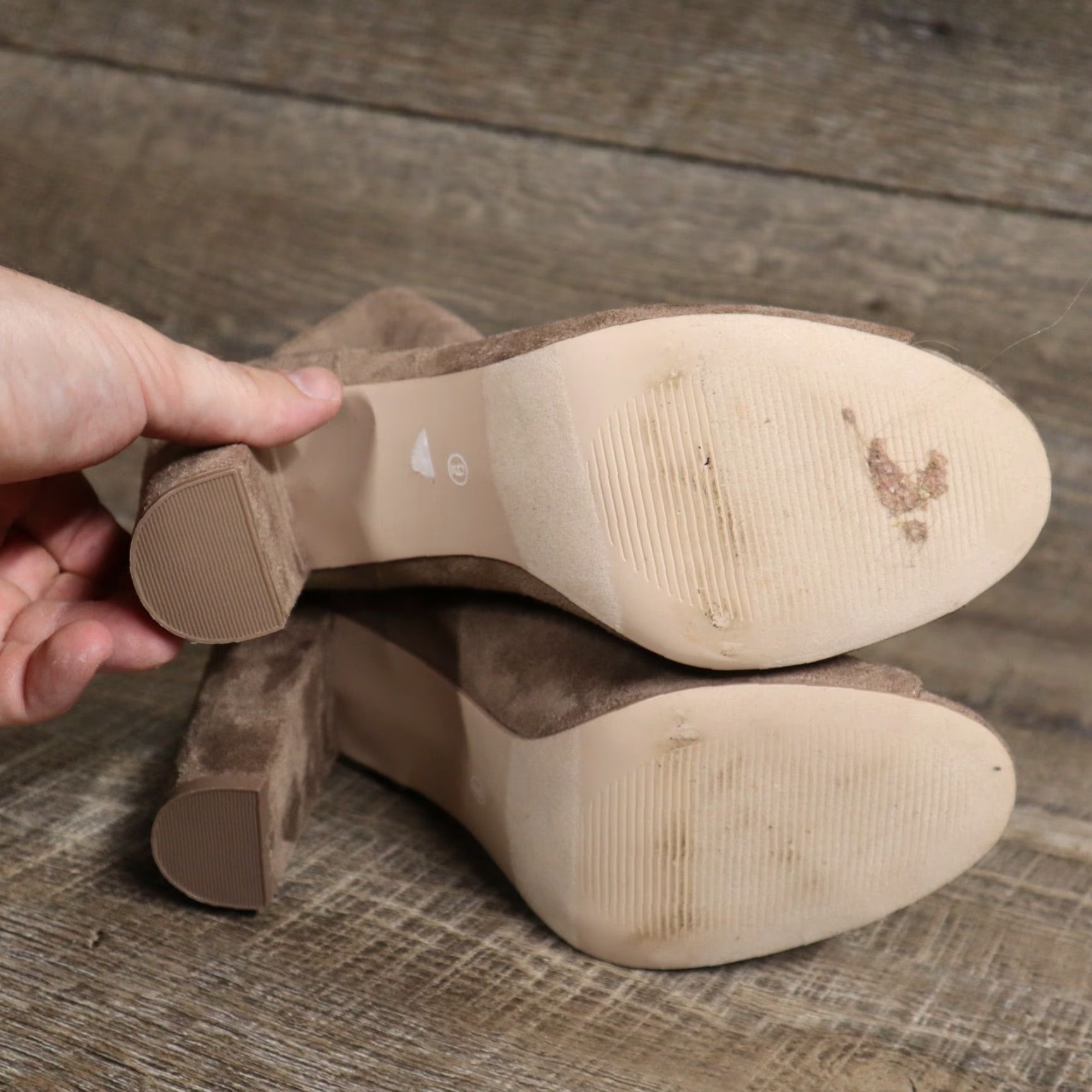 Vintage Cato Heels | Heel | Women | US 9 | Brown Tan | Slip-on | Wedge | High | Casual | 4.5" | Size 9 | Brittany? Size US 9 / IT 39 - 7 Thumbnail