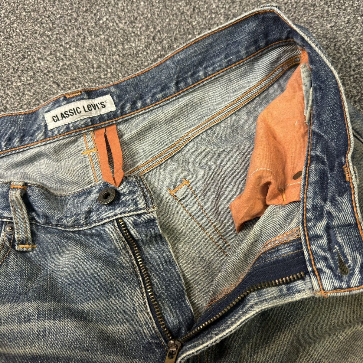 Seditionaries Vintage y2k Levis 503 Classic Baggy Destroyed Distressed Size US 33 - 10 Thumbnail
