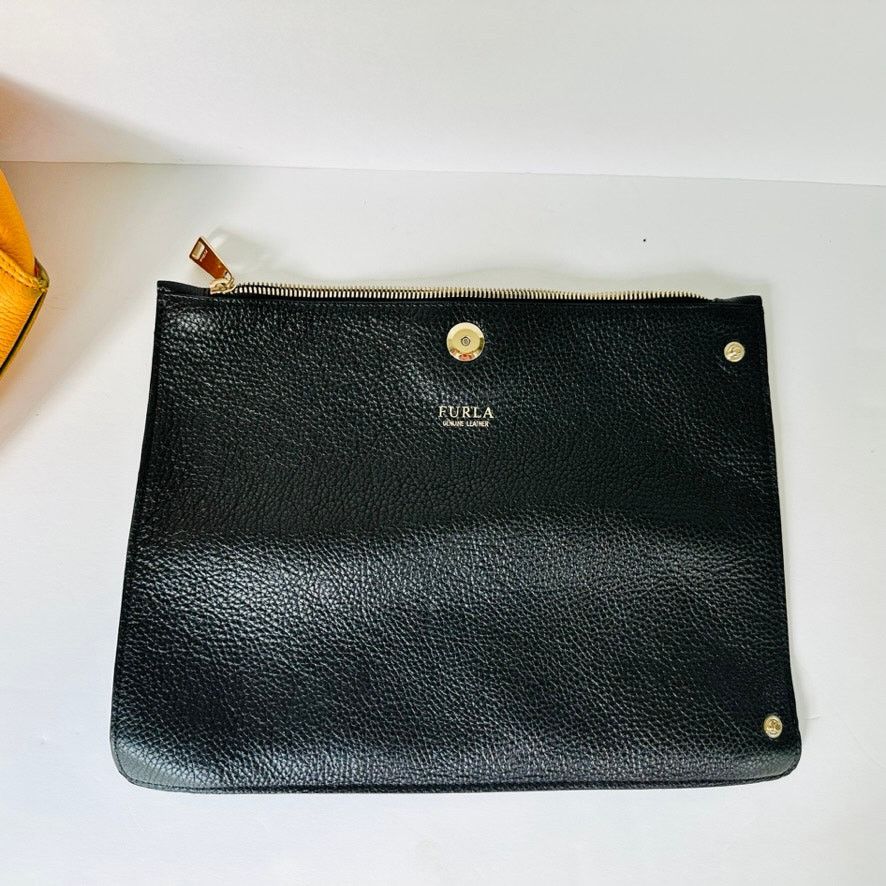 Furla FURLA Eden Medium East West Tote Bag Mandarin Orange Pebbled Size ONE SIZE - 9 Thumbnail