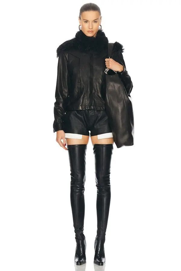 Rick Owens o1y0126 Jacket in Black Size S / US 4 / IT 40 - 4 Thumbnail