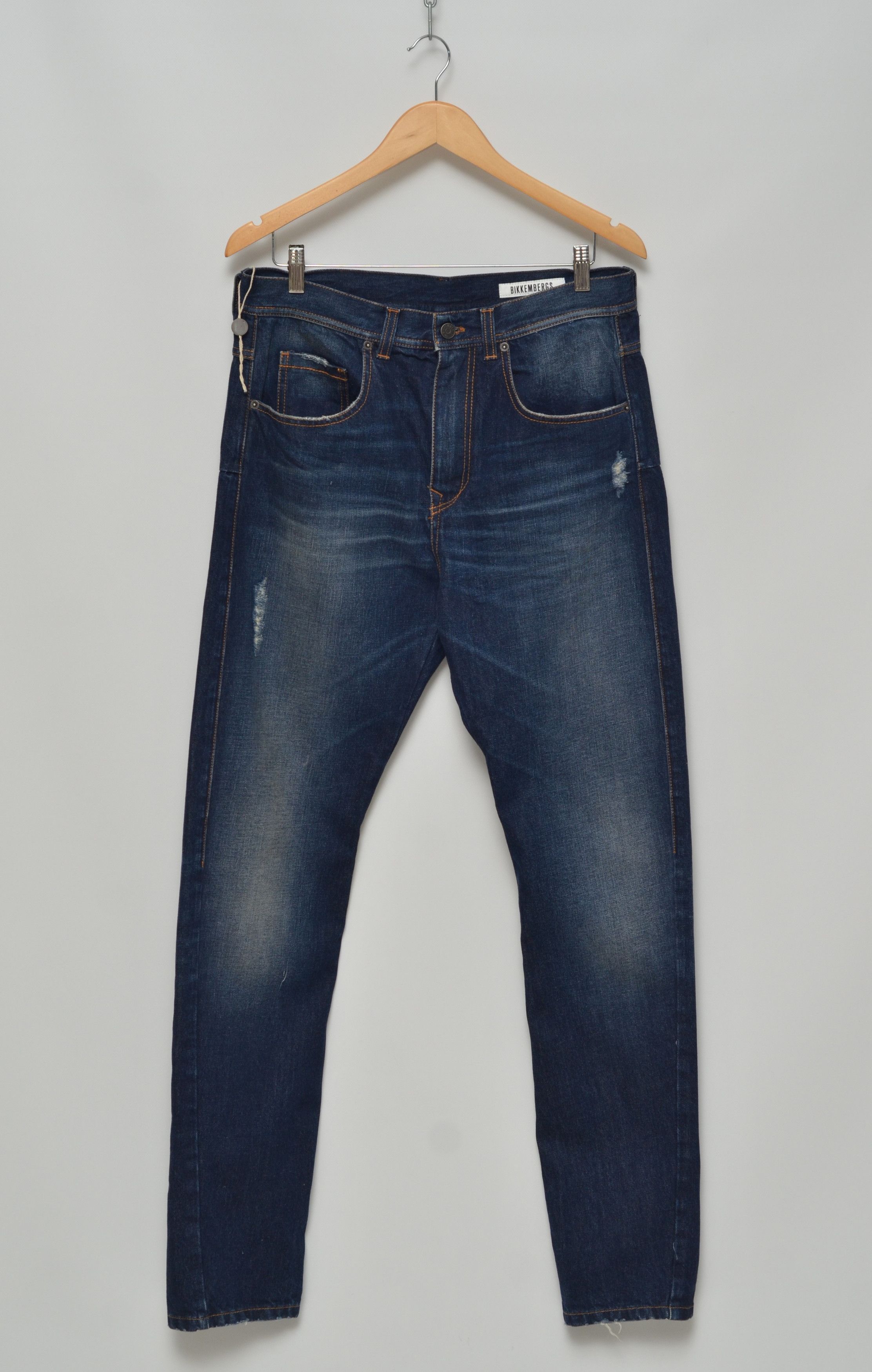 image of Dirk Bikkembergs x Hype Bikkembergs Luxury Denim Jeans Made In Italy in Dark Blue, Men's (Size 32)