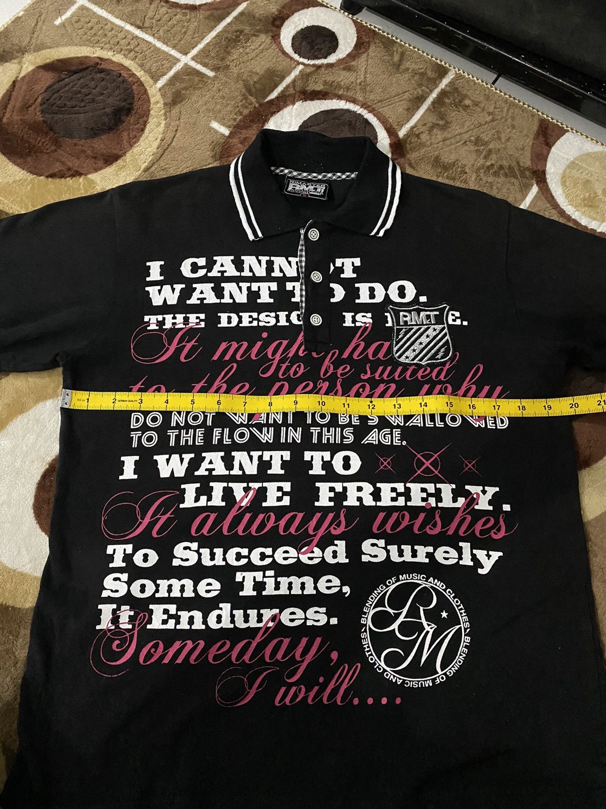 Hysteric Glamour × If Six Was Nine × Japanese Brand Y2k Rmt ifsixwasnine poem polo shirt Size US M / EU 48-50 / 2 - 9 Thumbnail