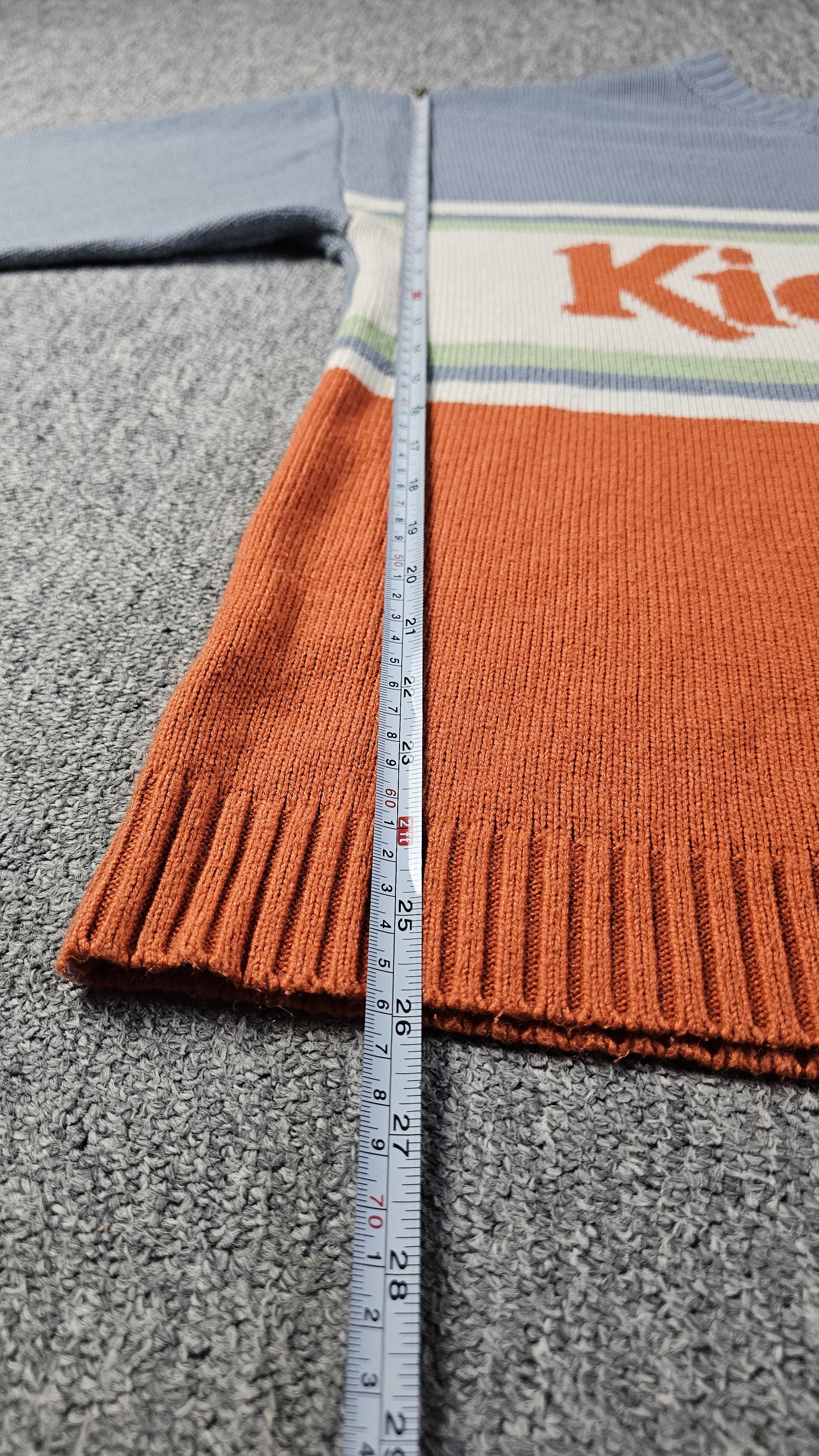 Kickers Kickers 90s Striped Boxy Wool Knit Sweater Classics S Retro Size US S / EU 44-46 / 1 - 11 Thumbnail