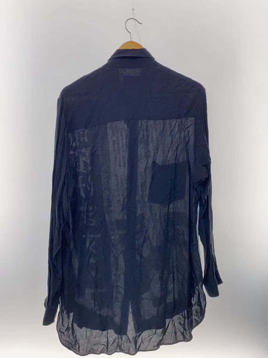 Yohji Yamamoto BLACK Scandal Yohji Yamamoto Rayon/BLK/ Long sleeve shirt Size US S / EU 44-46 / 1 - 2 Thumbnail