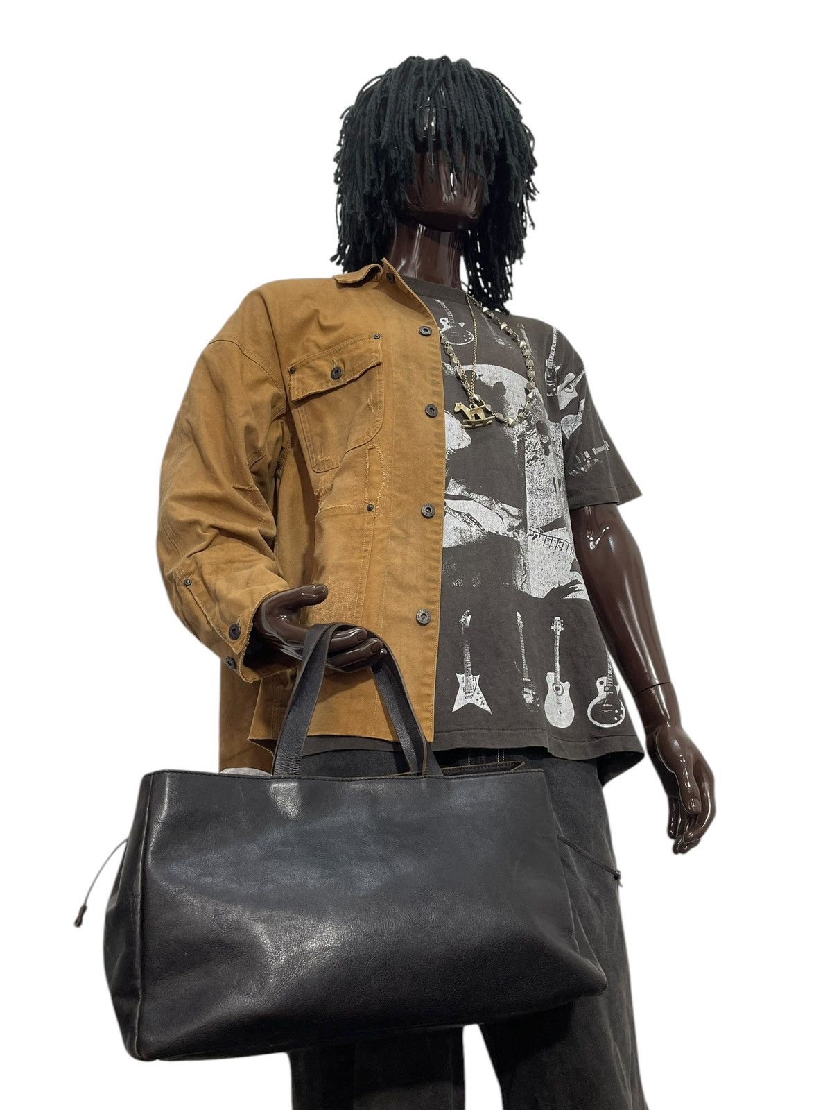 Genuine Leather Full Leather Tsumori Chisato Hand Carry Bag 1🟩7 Size ONE SIZE - 2 Thumbnail
