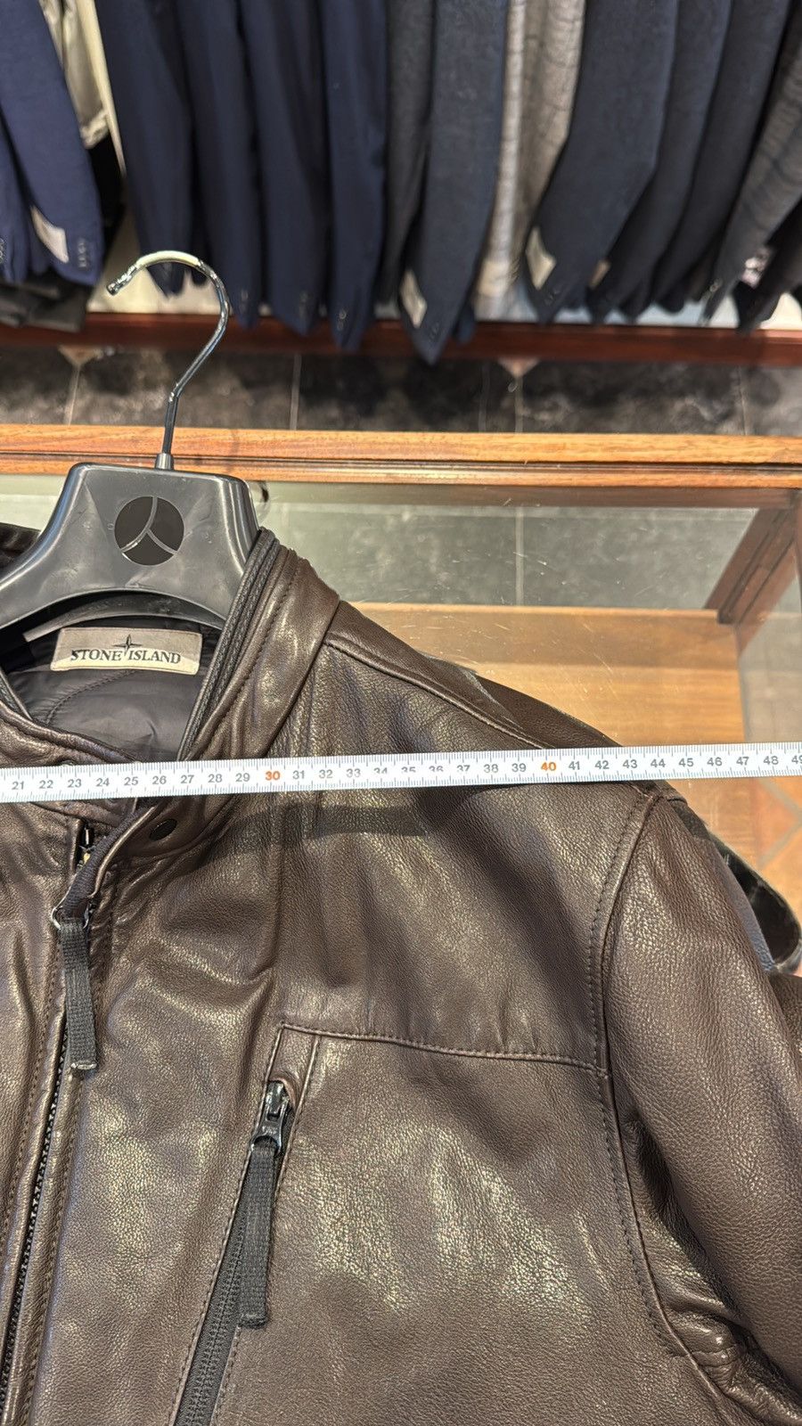 Stone Island Stone Island Waxed Soft Leather w Primaloft Insulation Techn Size US M / EU 48-50 / 2 - 9 Thumbnail