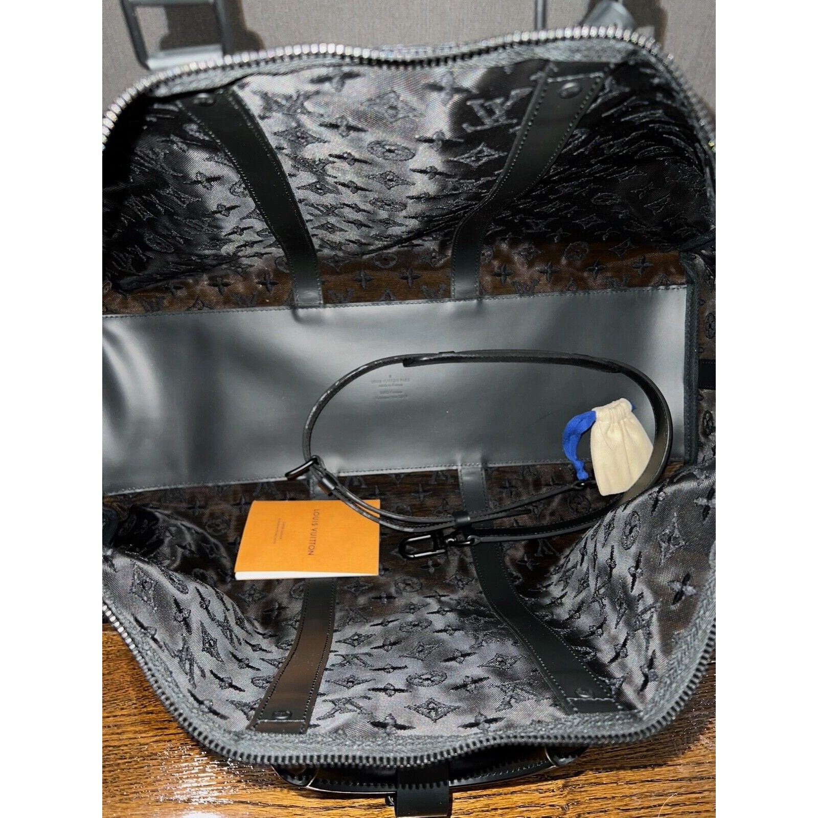Louis Vuitton Louis Vuitton Keepall Bandouliere Mesh Through Travel Bag Size ONE SIZE - 9 Thumbnail