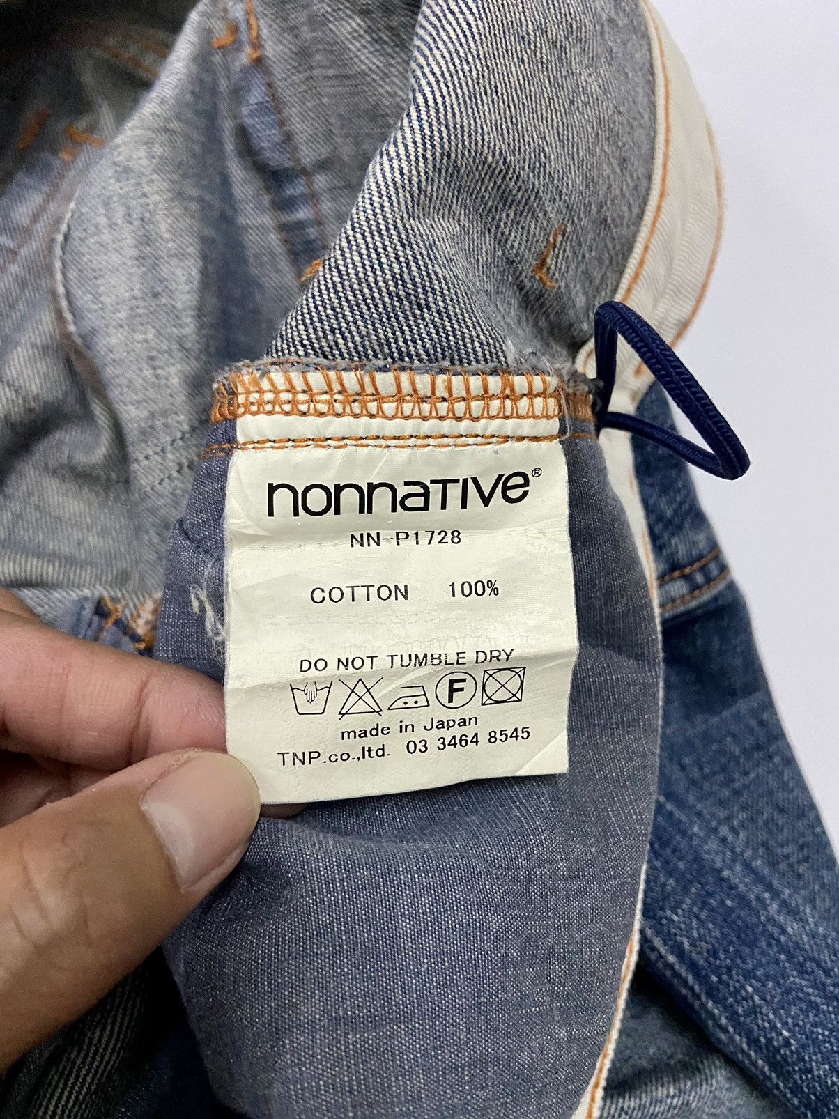 Japanese Brand × Nonnative NONNATIVE SELVEDGE DISTRESSED JEANS Size US 33 - 21 Thumbnail