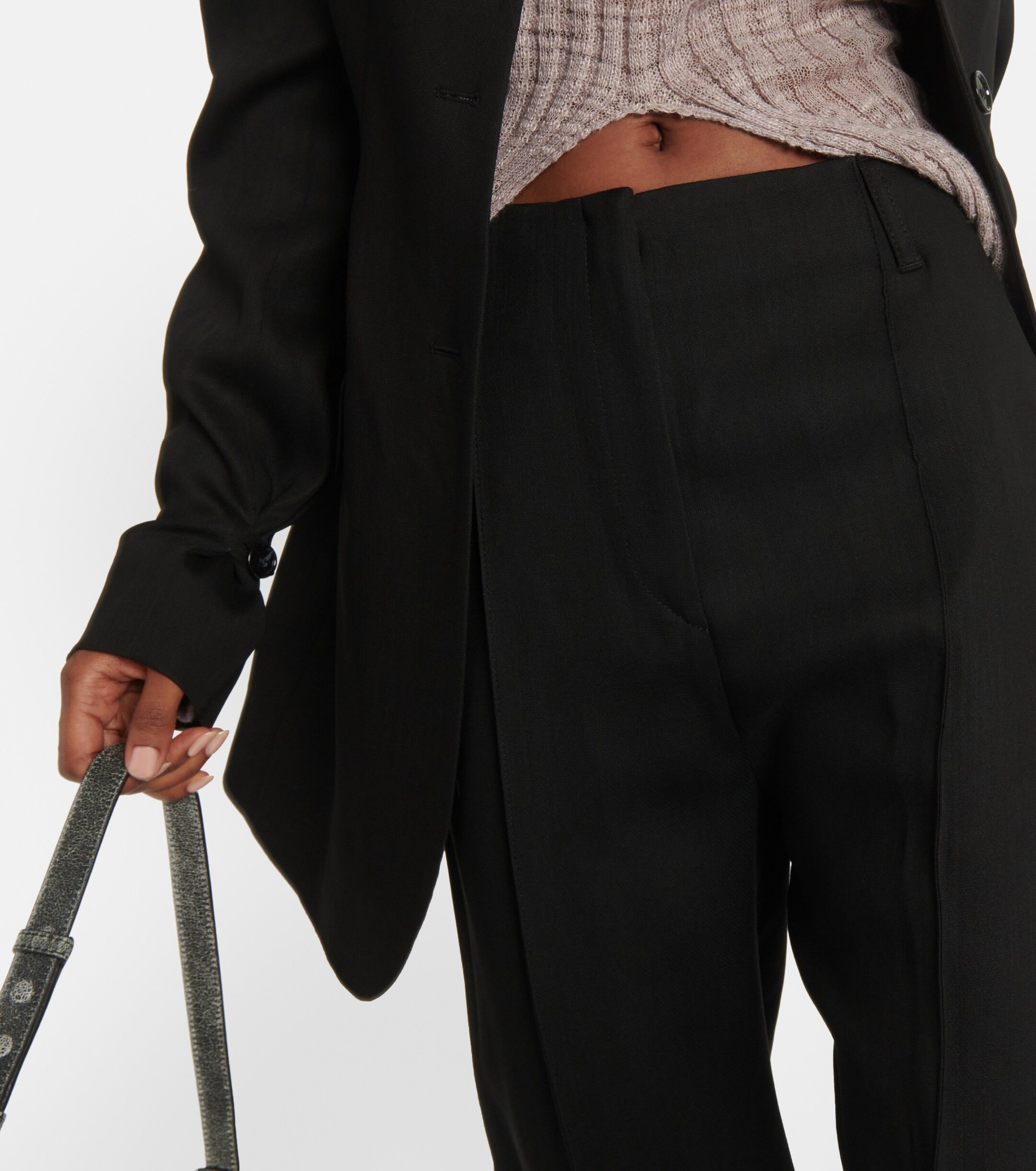 Acne Studios o1y0725 Casual Pant in Black Size 30" / US 8 / IT 44 - 2 Thumbnail