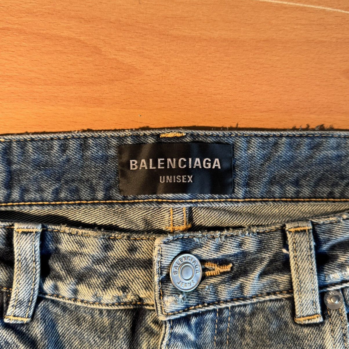 Balenciaga SS23 Balenciaga Oil Spill Jeans by Demna Gvasalia. Size US 32 / EU 48 - 6 Thumbnail