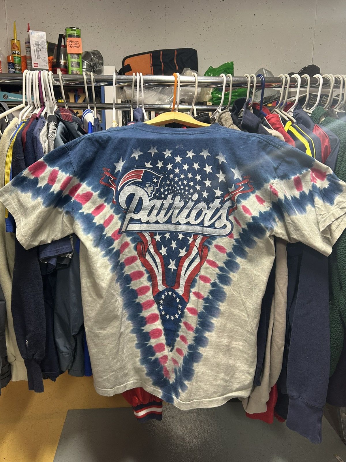 NFL × Vintage Vintage Patriots AOP Tee Size US XL / EU 56 / 4 - 2 Thumbnail
