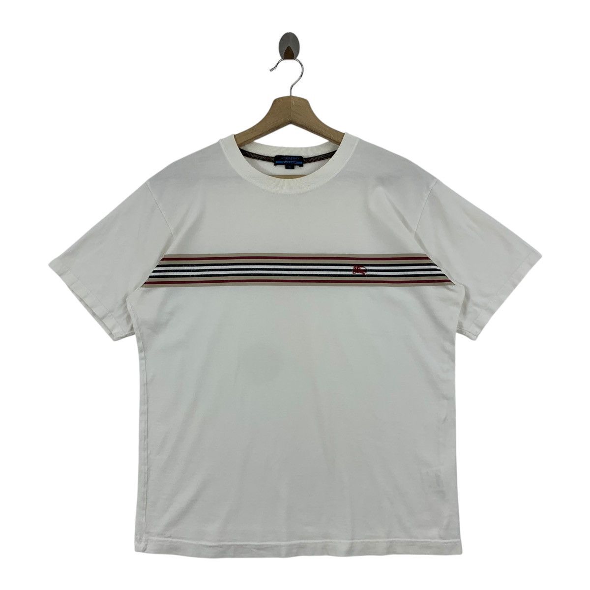 Burberry BURBERRY London blue label embroidery tee Size US M / EU 48-50 / 2 - 1 Thumbnail