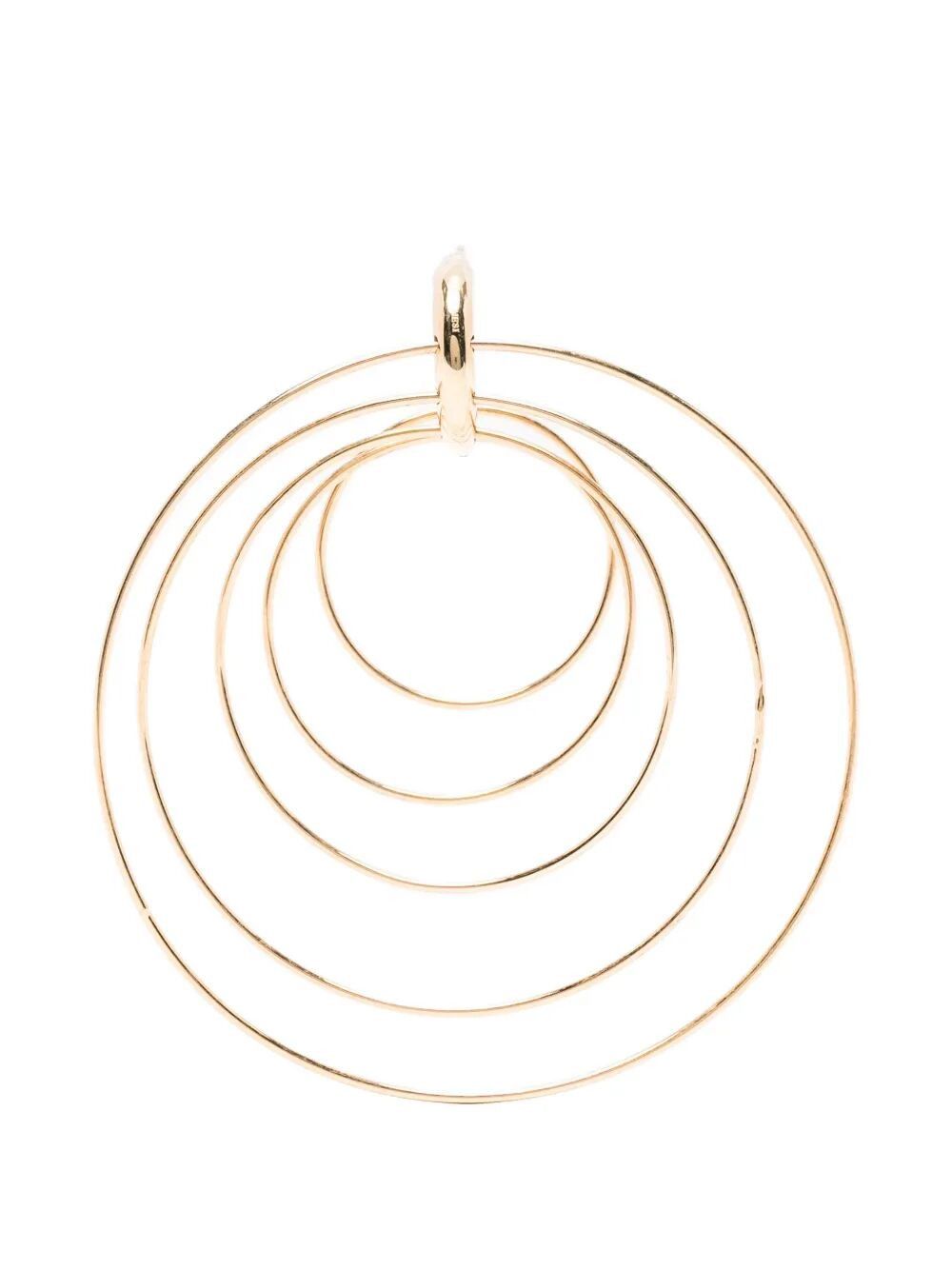 PANCONESI "PIERCED SERPENT" HOOPS LARGE Size ONE SIZE - 1 Thumbnail