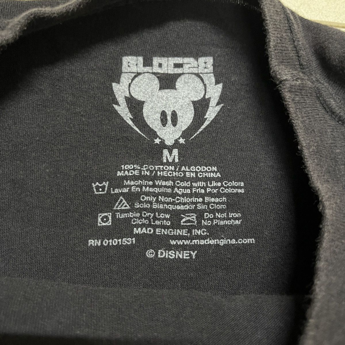 Disney × Mickey Mouse × Vintage Bloc28 X Mickey Mouse Acid Drip/Abstract T Shirt Size US S / EU 44-46 / 1 - 5 Thumbnail