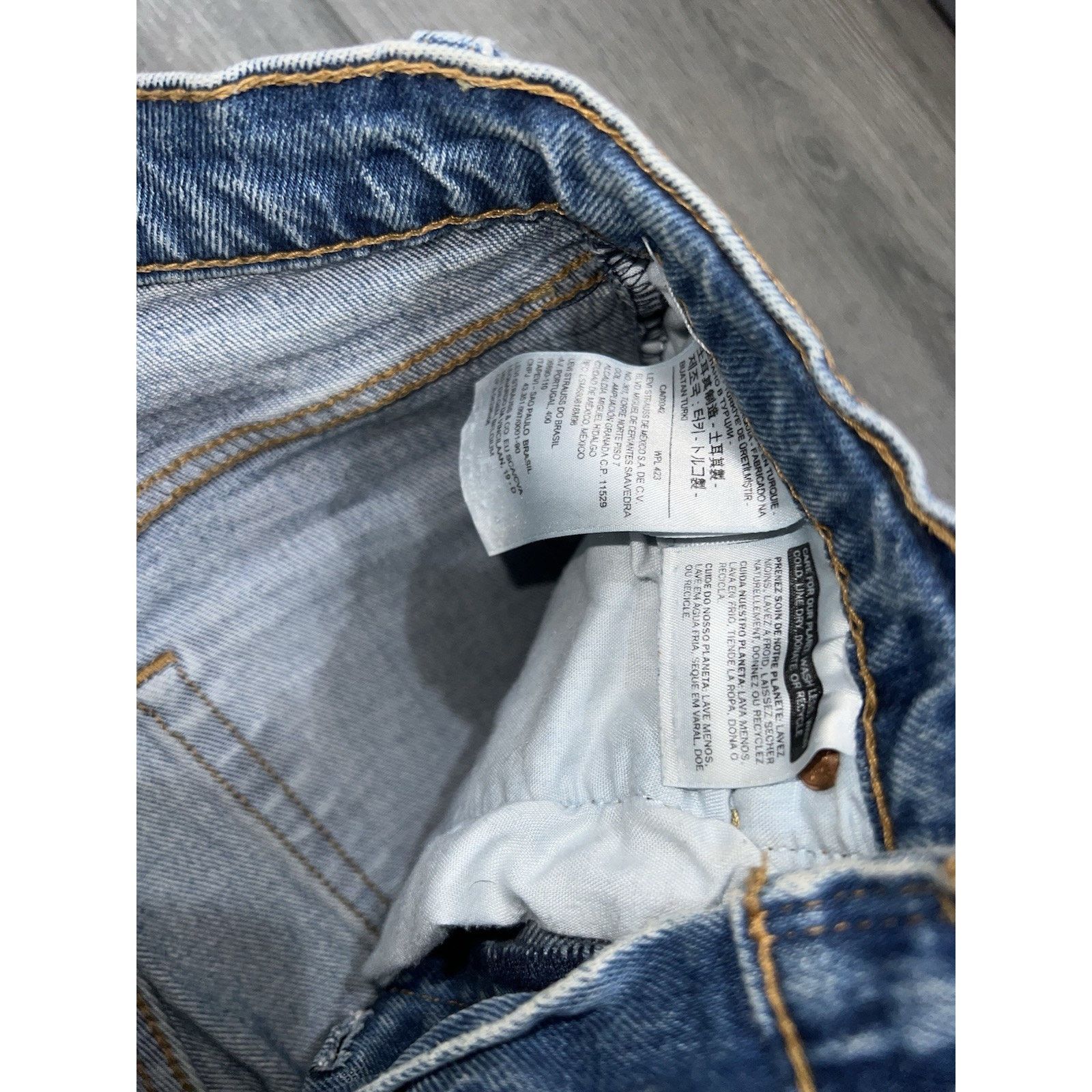 Levi's LEVI’S RIBCAGE FULL LENGTH - Dark Wash Size 24 A003138 Size 32" / US 10 / IT 46 - 5 Thumbnail