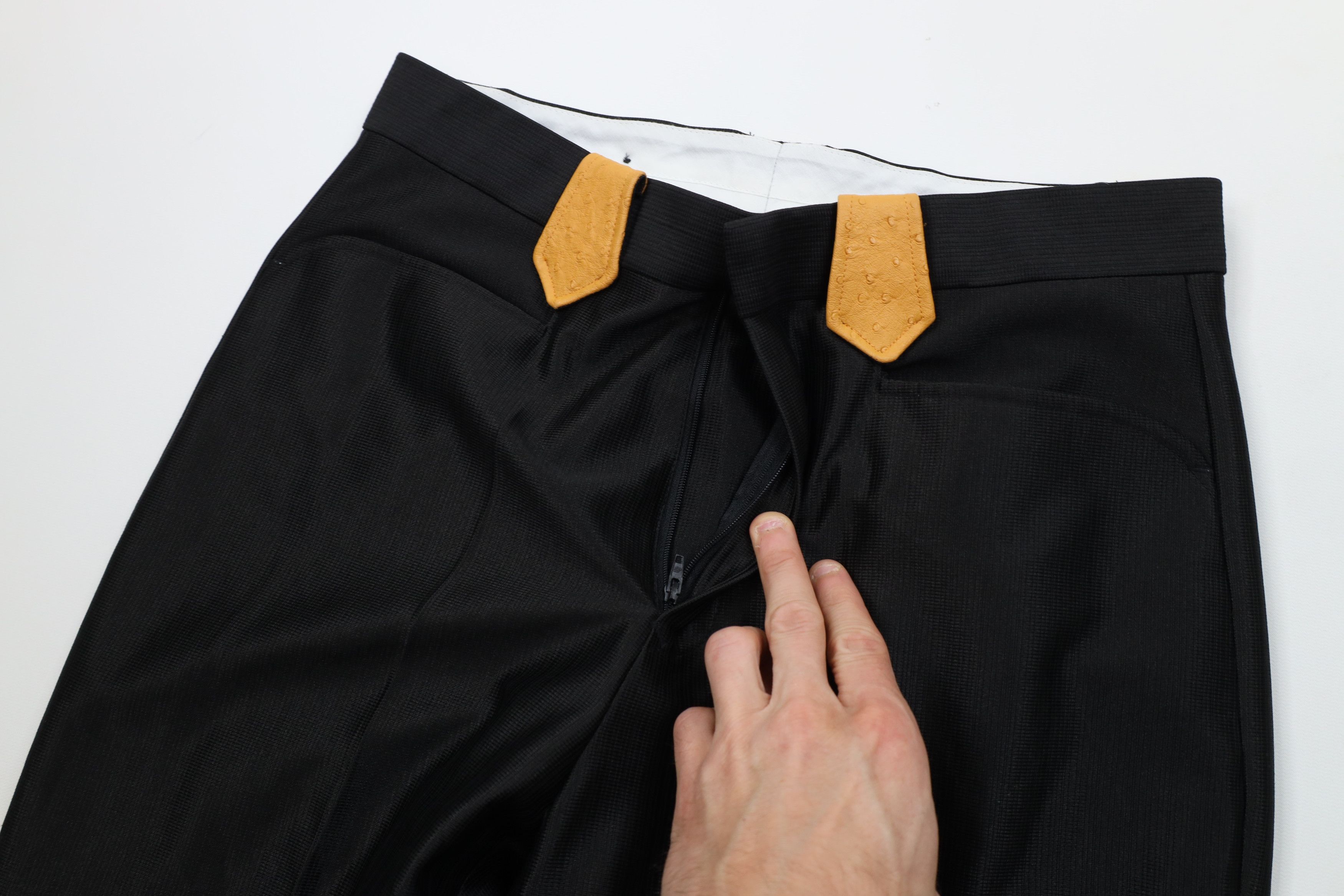 Vintage Vintage 90s Streetwear Trim Wide Leg Western Cowboy Pants Size US 30 / EU 46 - 6 Thumbnail