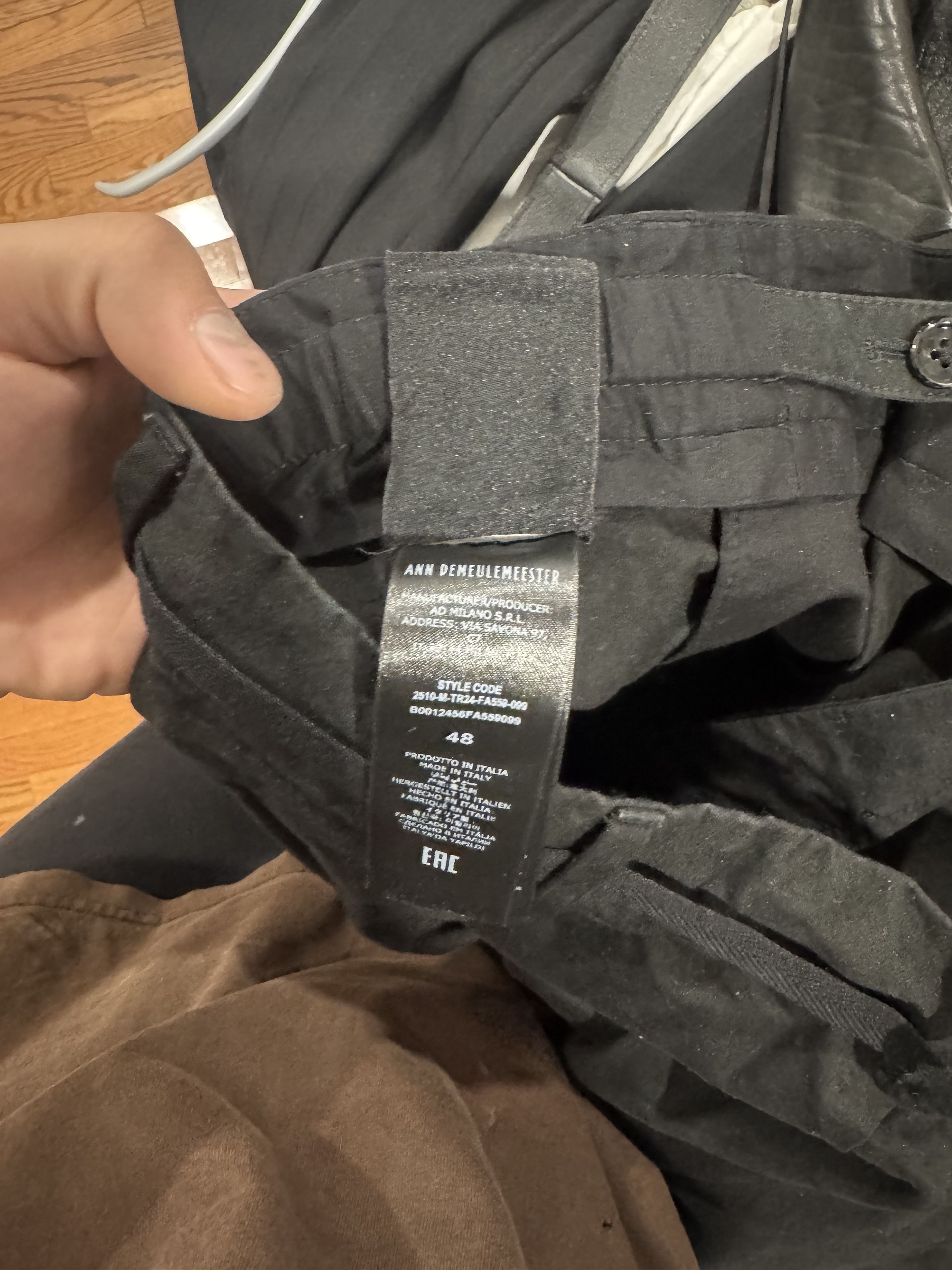Ann Demeulemeester Ann Demeulemeester 25AW Iben Cargo Pants Size US 32 / EU 48 - 4 Thumbnail