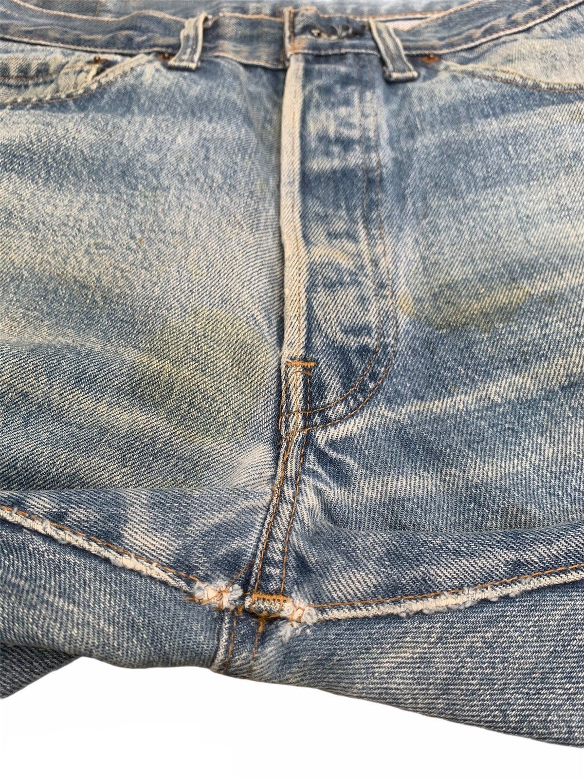 Levi's Vintage 80s Levi's 501 Selvedge Made in USA Distressed Denim Size US 33 - 12 Thumbnail