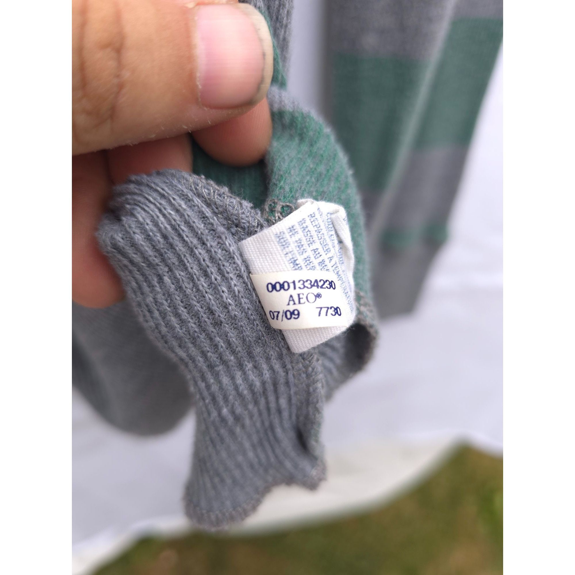 American Eagle Outfitters American Eagle Outfitters Striped Vintage Fit Long Sleeve Sh Size US M / EU 48-50 / 2 - 4 Thumbnail