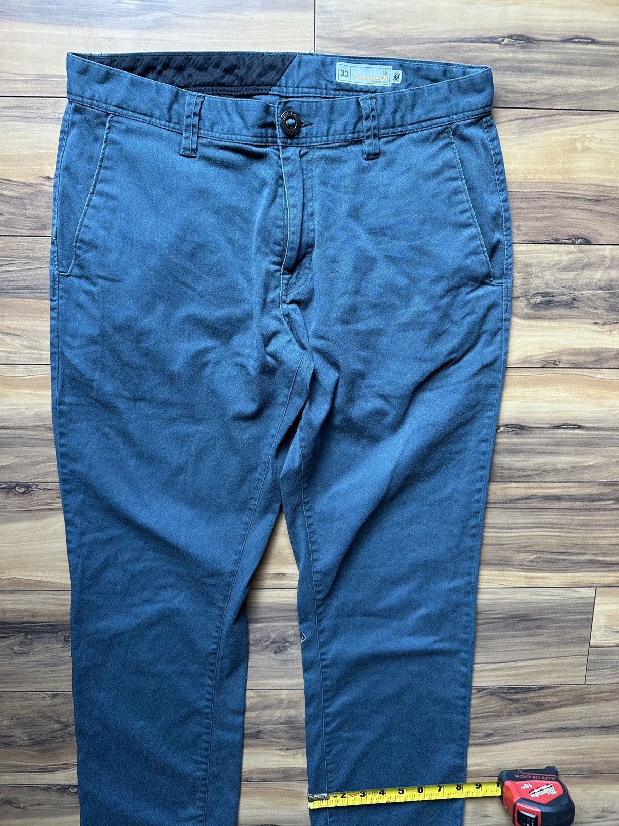 Volcom Volvom Blue Pants Size US 33 - 3 Thumbnail