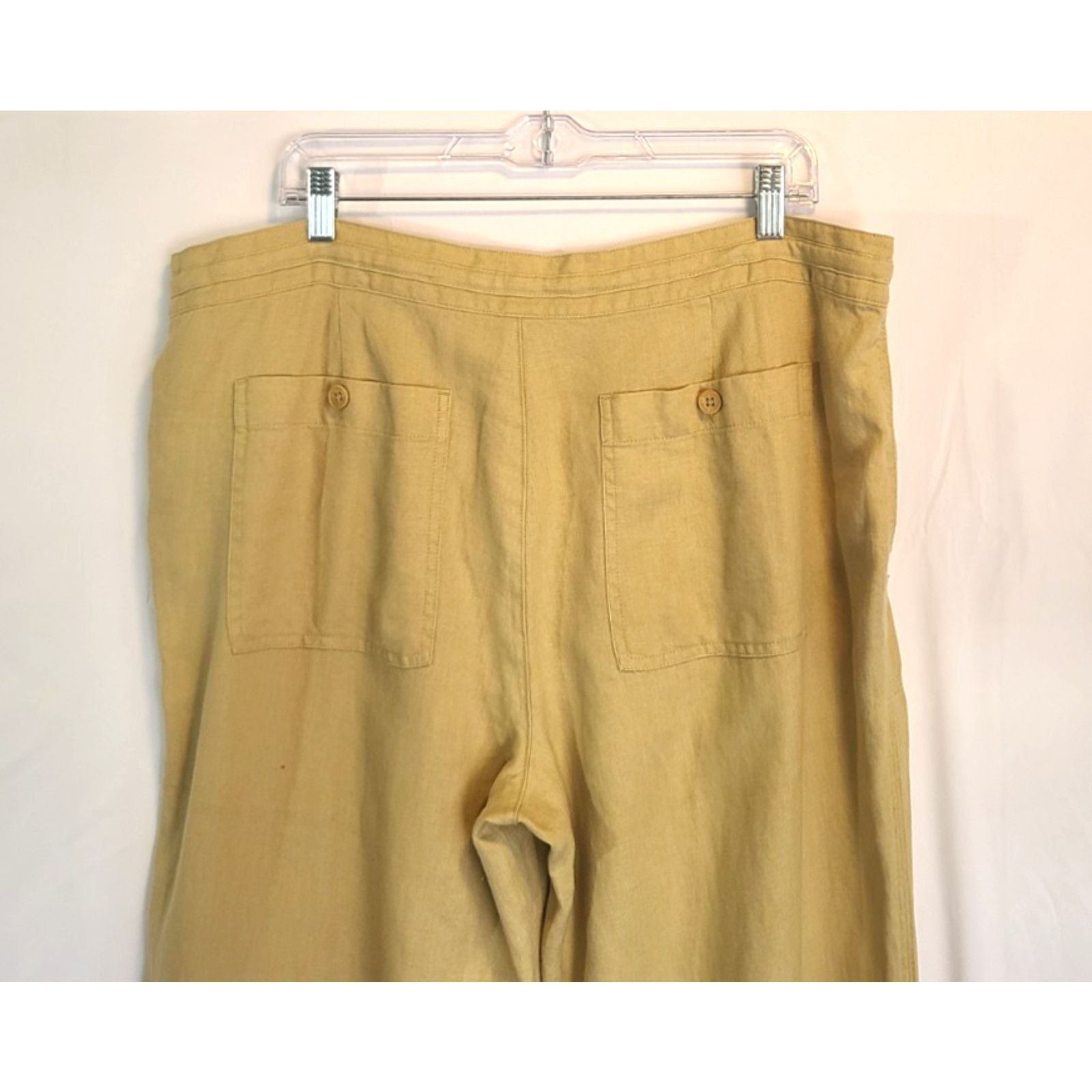 Lauren Ralph Lauren New W/Tag Lauren Ralph Lauren Womens Linen Wide Leg Pants 14 Size 36" / US 14 / IT 50 - 9 Thumbnail