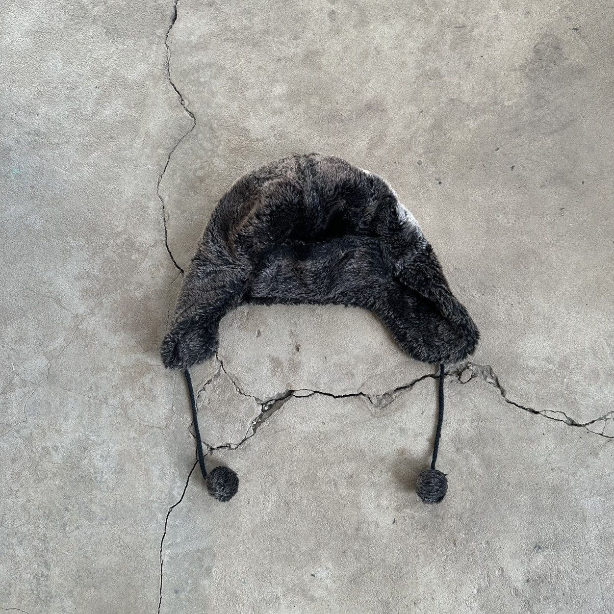 20471120 × Hysteric Glamour × Japanese Brand Vintage fuzzy USSR mohair japanese ushanka hat avant garde Size ONE SIZE - 4 Thumbnail