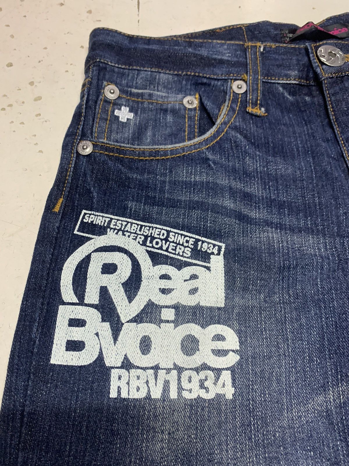 Other Real bvoice denim distressed and patchwork Size US 31 - 11 Thumbnail