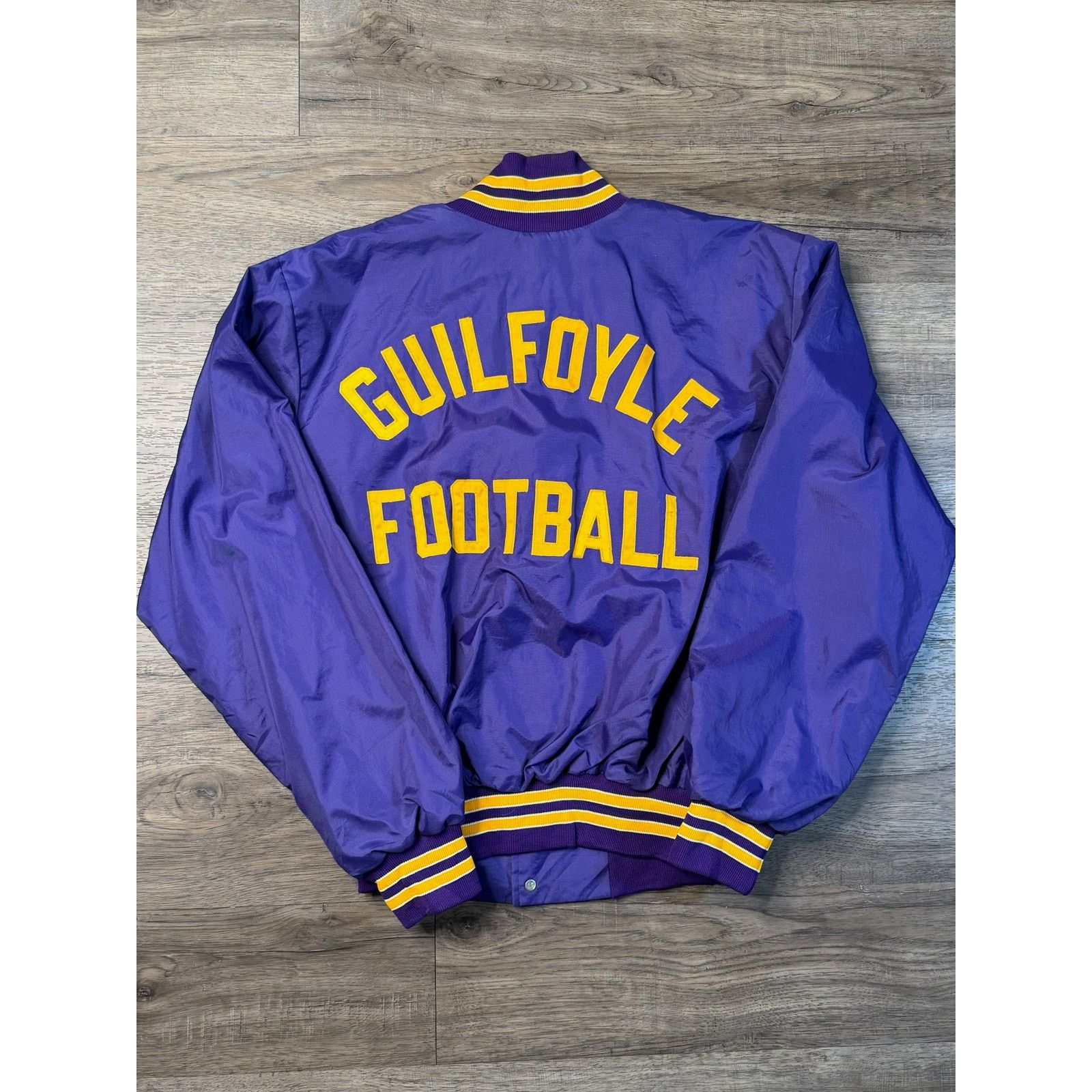 Rennoc Rennoc Varsity Jacket Men XL Purple Coach Jones Embroidery Size US L / EU 52-54 / 3 - 2 Thumbnail