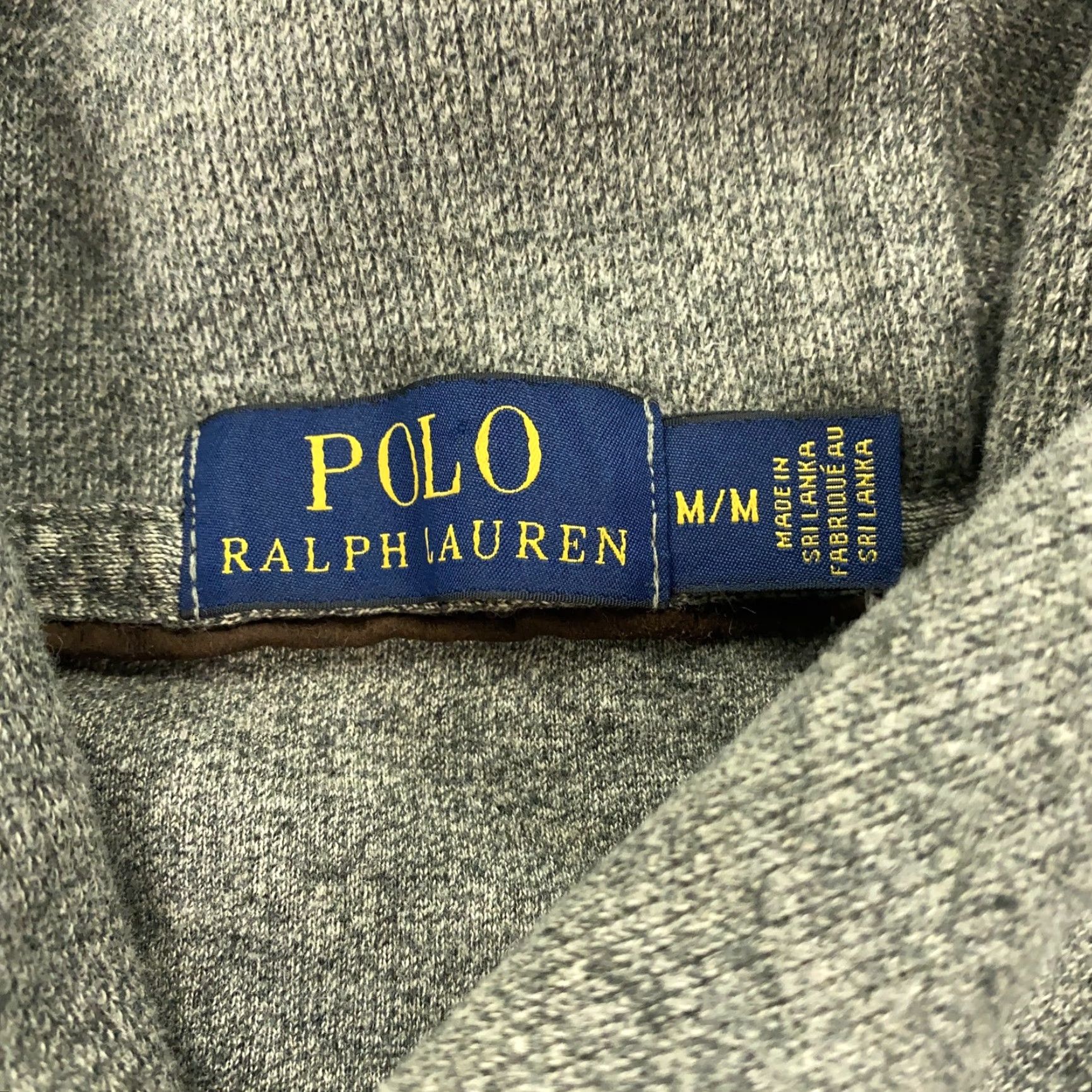 Polo Ralph Lauren VINTAGE Polo Ralph Lauren Men’s Sweater Pullover Medium Gray Knit Collared Cotton All Seasons Logo Size US M / EU 48-50 / 2 - 4 Thumbnail