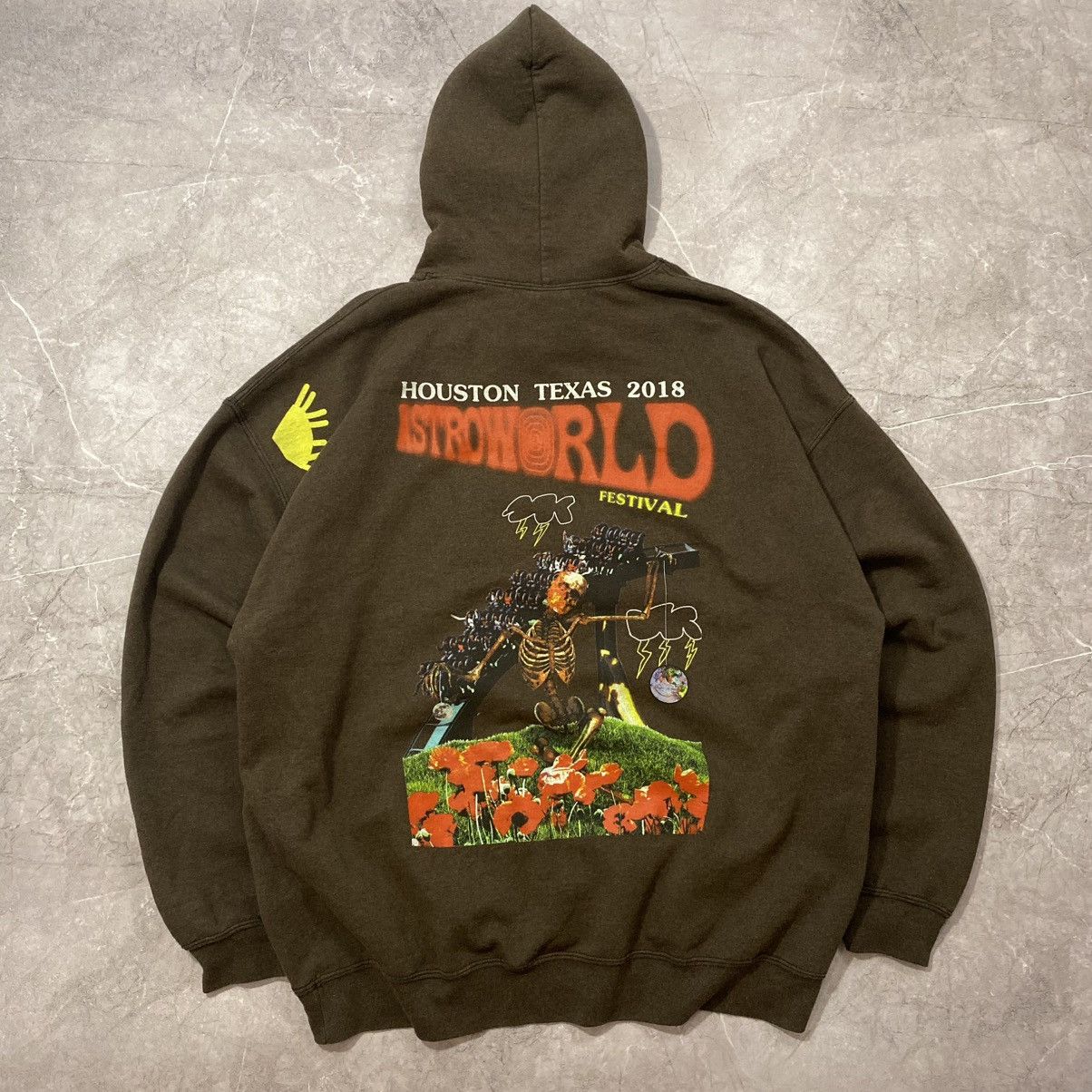 Hoodie Travis Astro Hoodie Cactus Jack Grey Hoodie Travis Scott