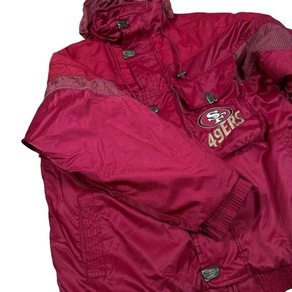 Logo Athletic × NFL Vintage 90s San Francisco 49ers Red Jacket Logo Athletic NFL Size US M / EU 48-50 / 2 - 6 Thumbnail