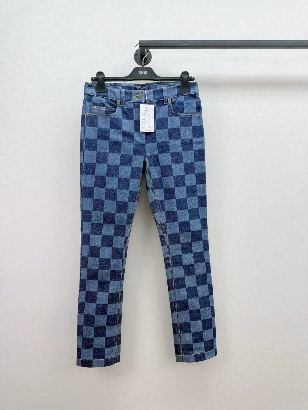 Louis Vuitton Louis Vuitton Checkerboard Jeans Size US 27 - 1 Thumbnail