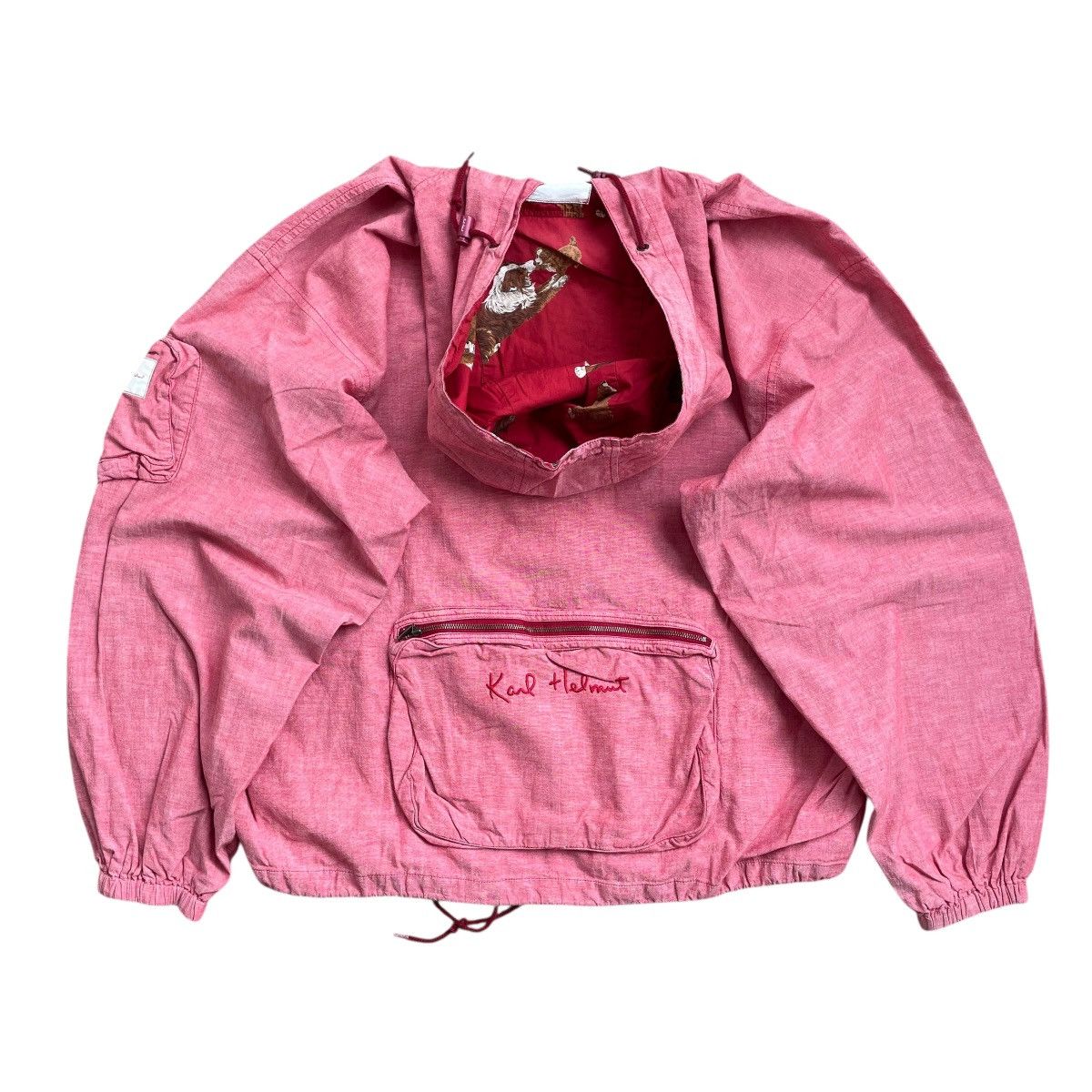 Japanese Brand × Karl Helmut × Pink House VINTAGE KARL HELMUT DOG REVERSIBLE JACKET Size US XL / EU 56 / 4 - 12 Thumbnail