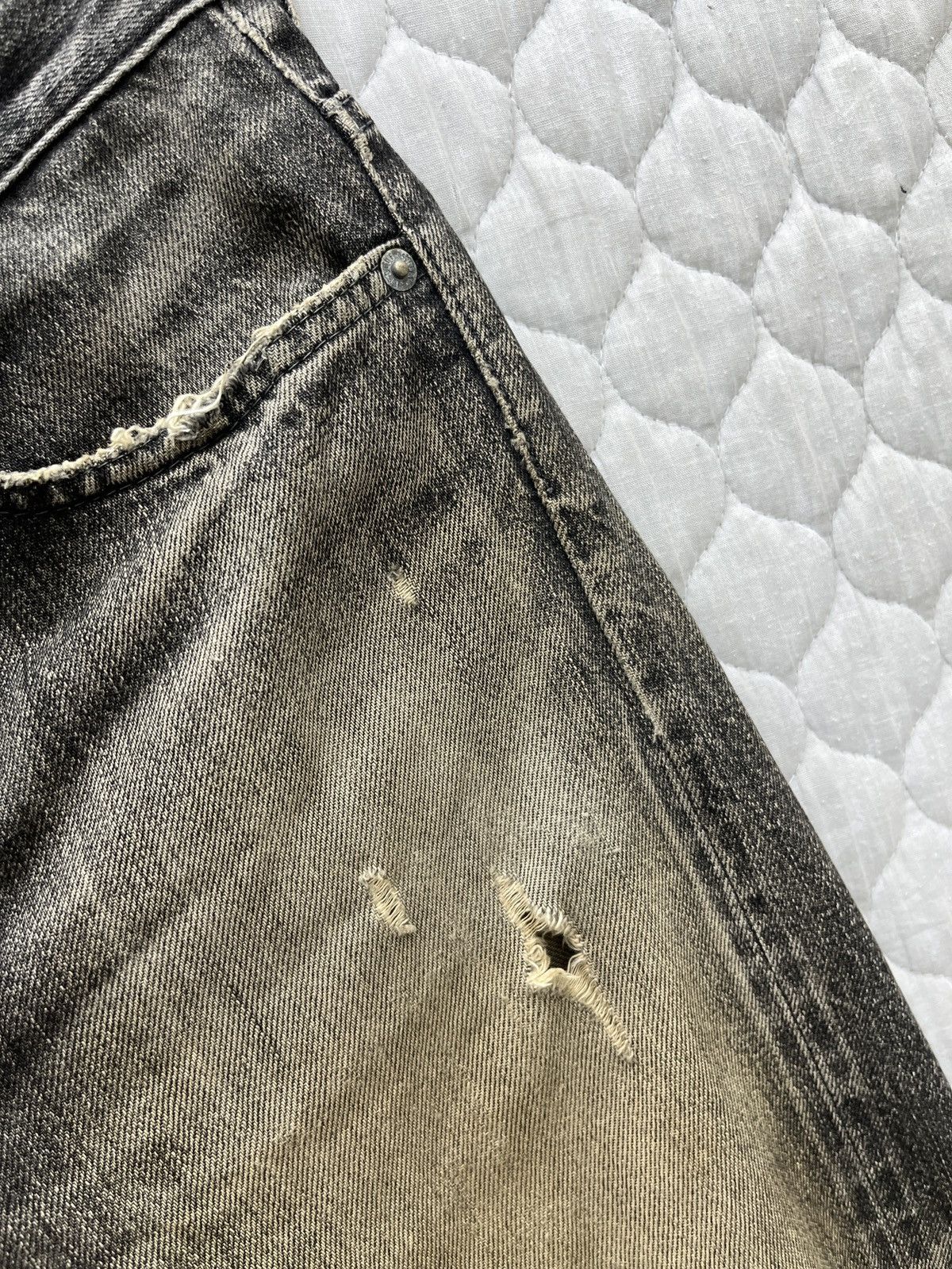 Ships Jet Blue × Vintage 🔥🔥🔥ARCHIVE SHIPS JET BLUE DISTRESSED SELVEDGE DENIM Size US 30 / EU 46 - 5 Thumbnail