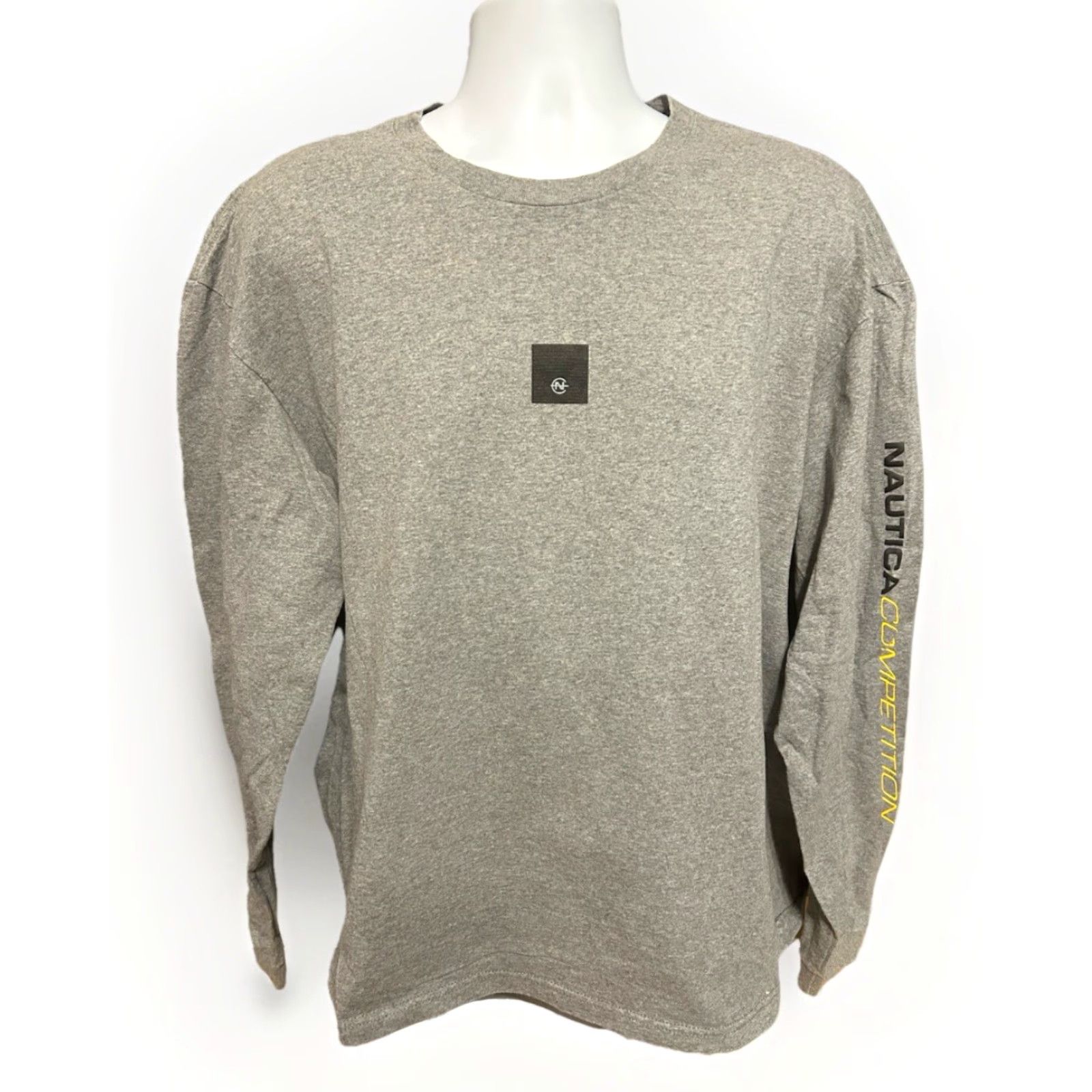 Nautica VINTAGE Nautica Competition Long Sleeve Shirt Men 2XL Gray Chest Logo USA 90s Shirt Mens Size US XXL / EU 58 / 5 - 3 Thumbnail