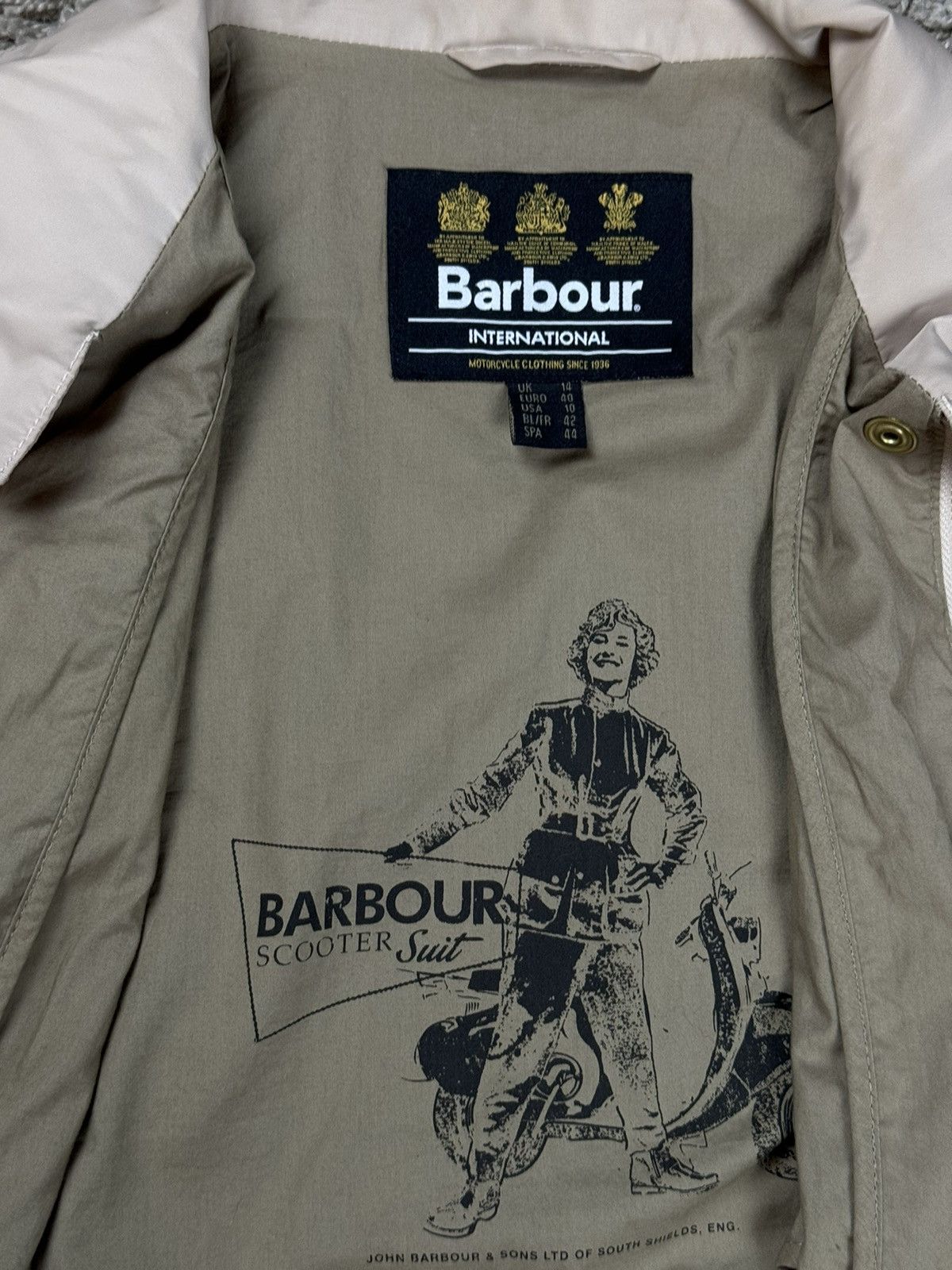Barbour Trench coat Barbour International original streetwear item Size L / US 10 / IT 46 - 3 Thumbnail