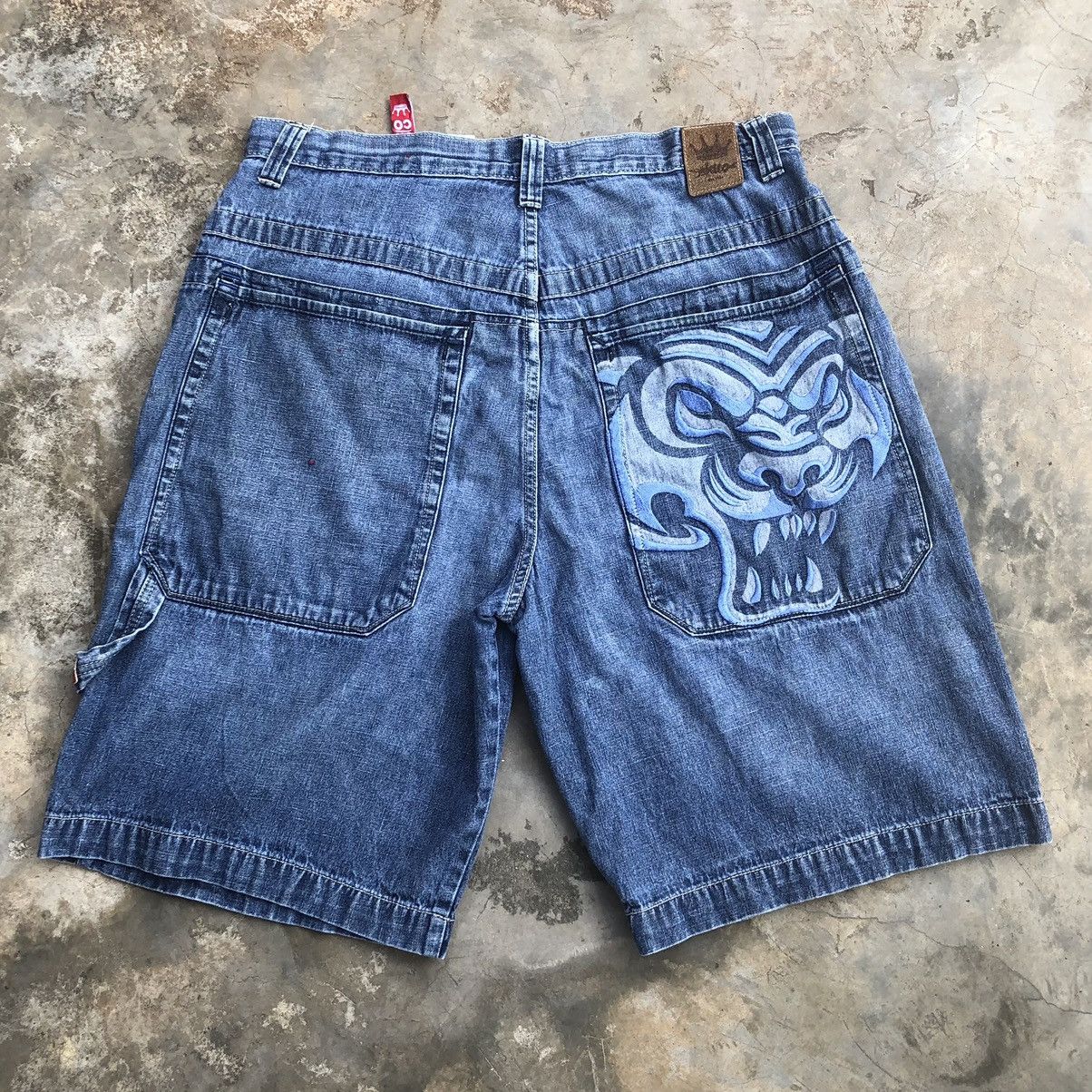 Vintage Crazy Vintage Jncos Y2K Tiger Jorts Jean Shorts Essential | Grailed