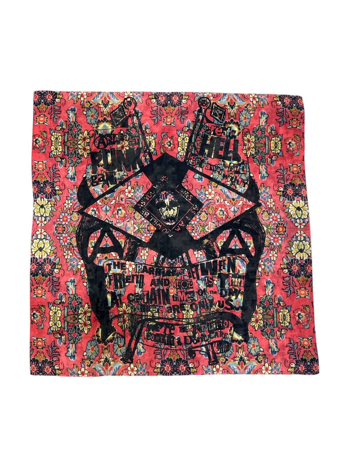 ANARCHO-PUNK SEDITIONARIES FULLPRINT SCARF HANDKERCHIEF