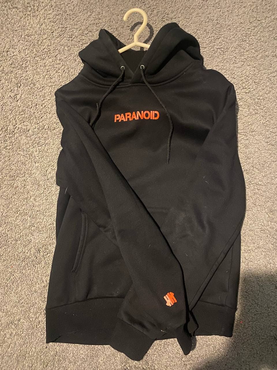 Anti Social Social Club × Undefeated ASSC x Undefeated Paranoid Black Hoodie Size US M / EU 48-50 / 2 - 2 Thumbnail