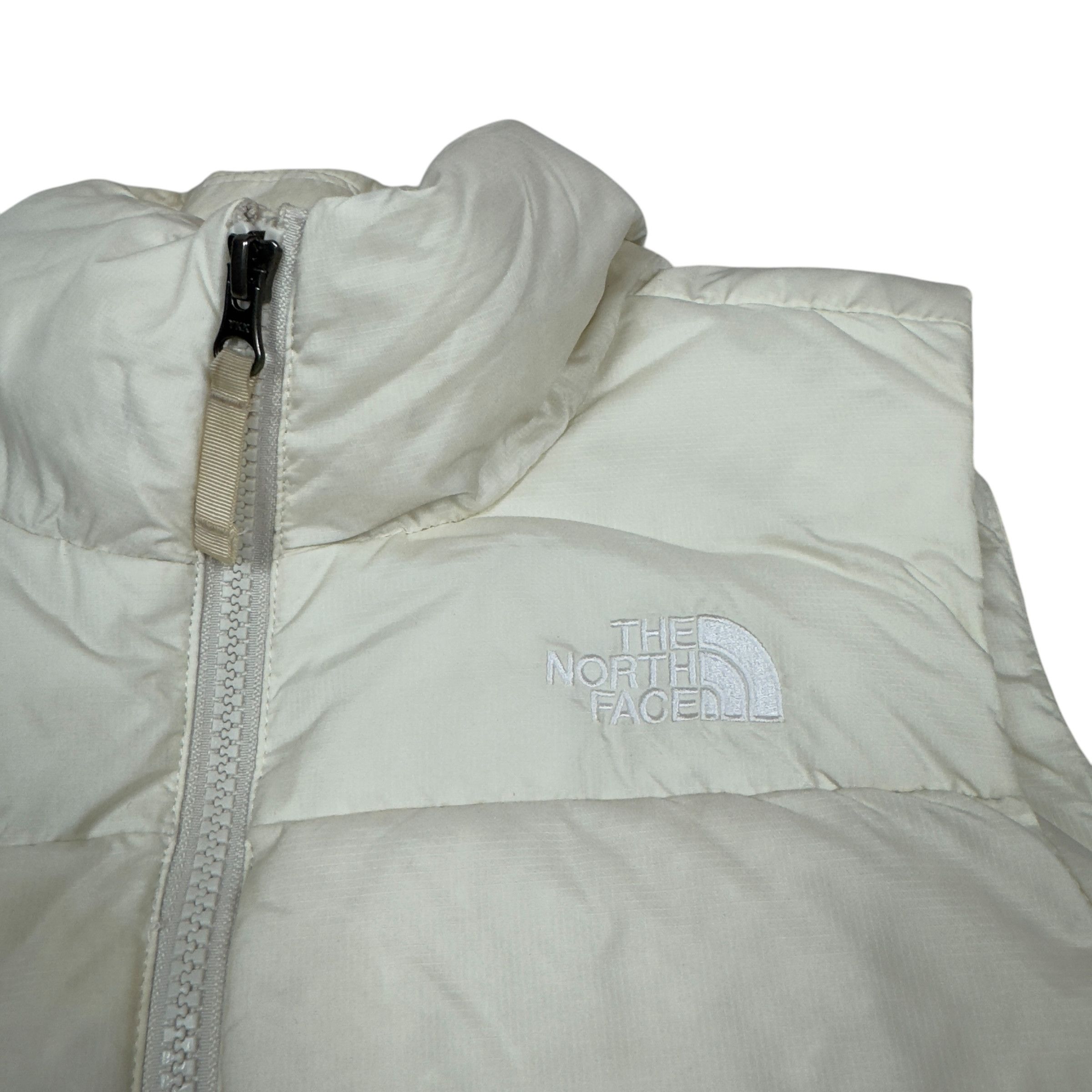 The North Face The North Face 550 Women's Beige Full Zip Puffer Vest Small Size S / US 4 / IT 40 - 2 Thumbnail