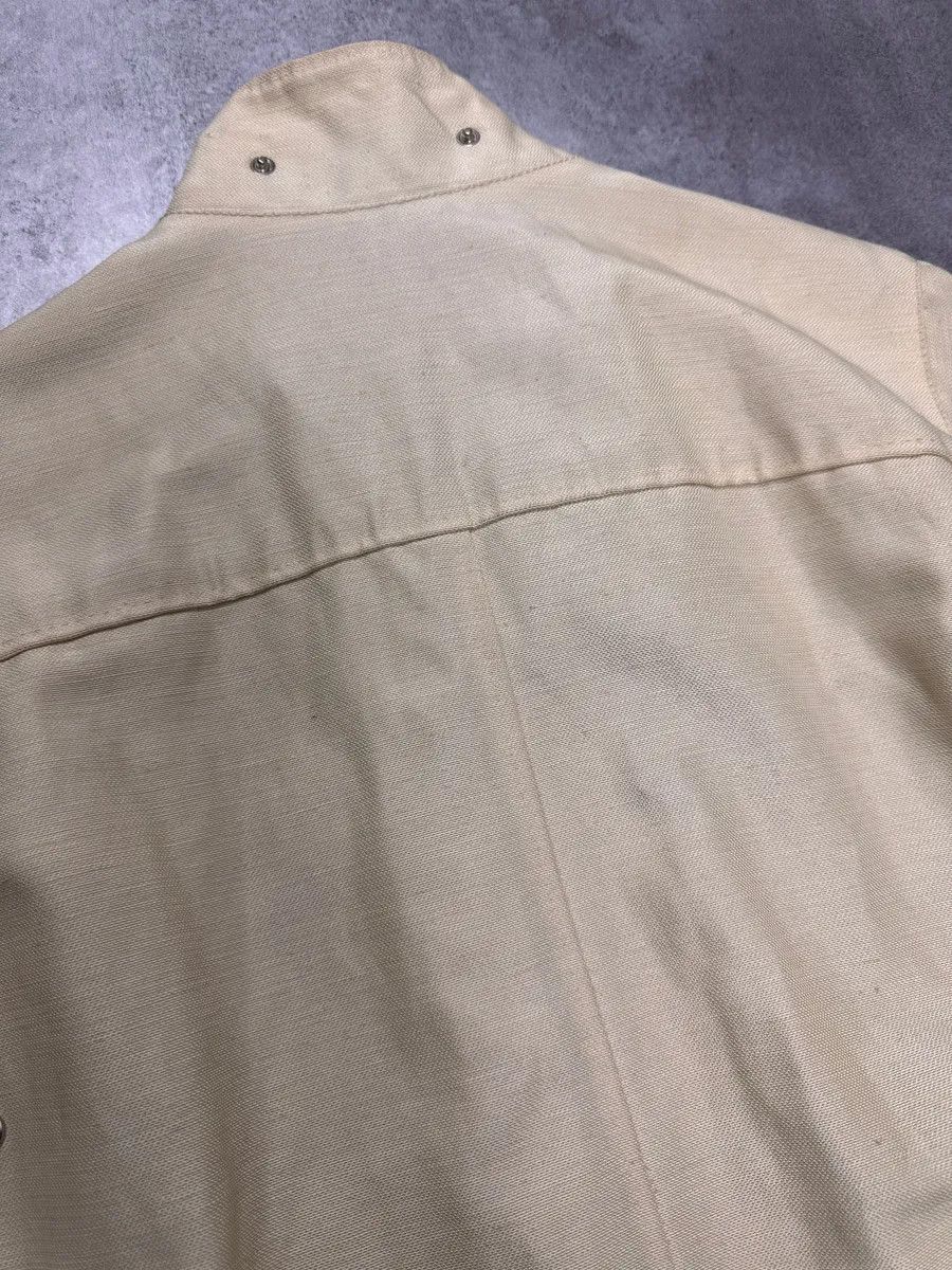 Prada 2000s Prada Beige Nylon Linen Jacket Size US M / EU 48-50 / 2 - 6 Thumbnail