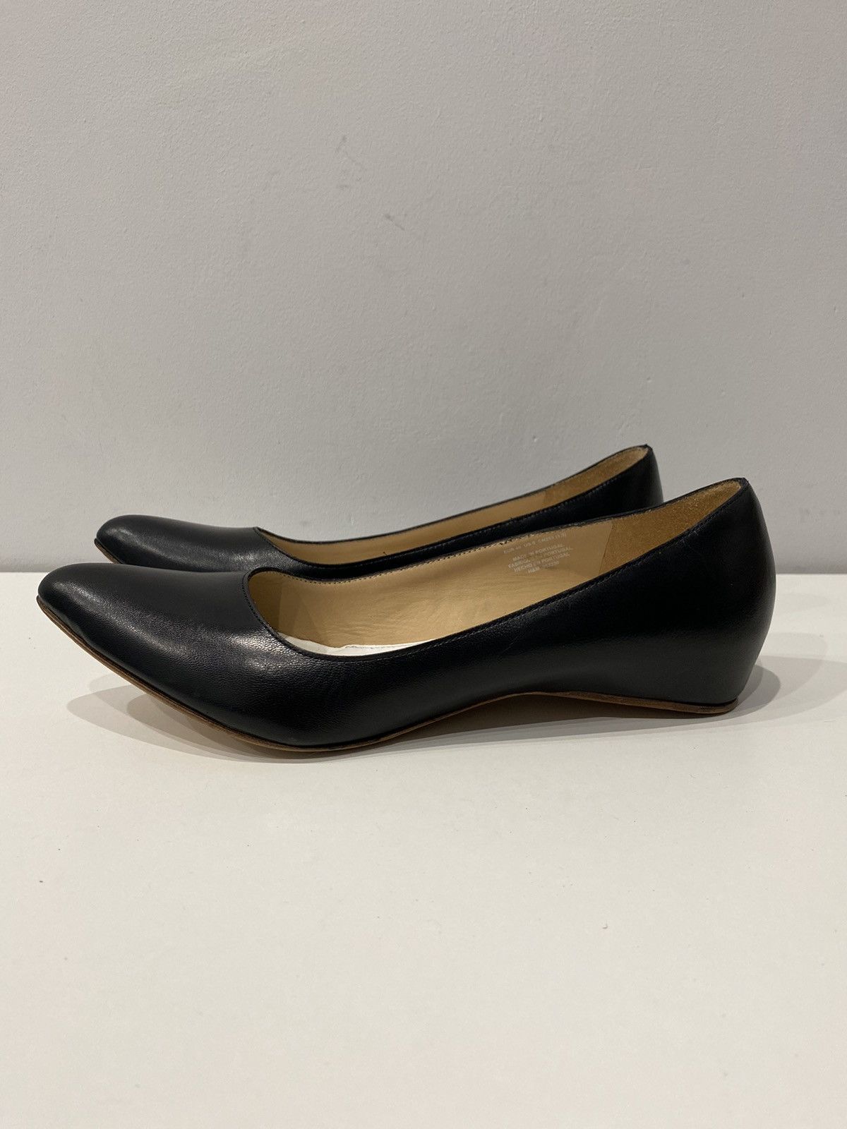 Maison Martin Margiela x H&M Black Leather Ballet Flats