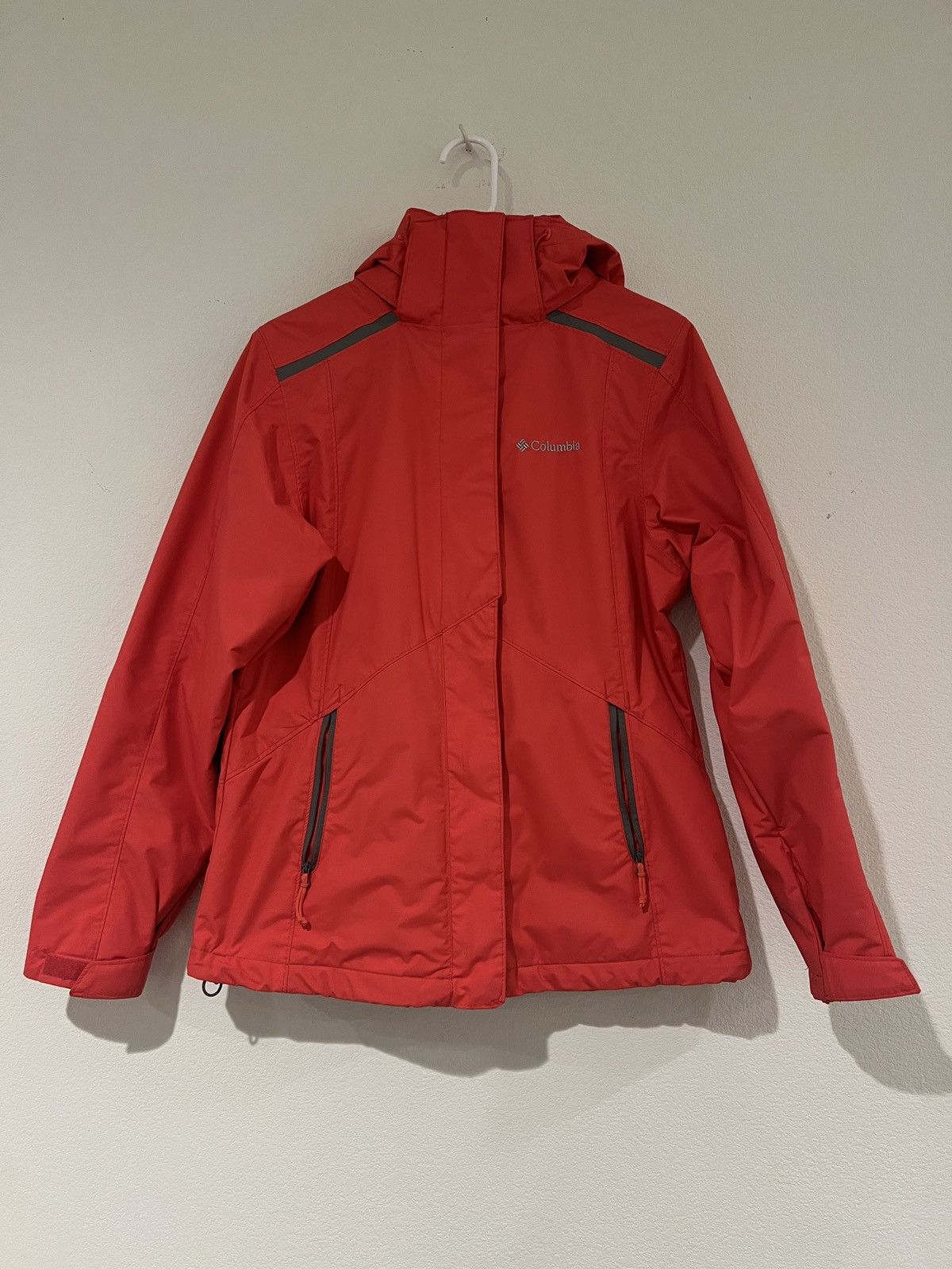 image of Columbia x Vintage Neon Orange/red Goretex Jacket, Men's (Size Small)