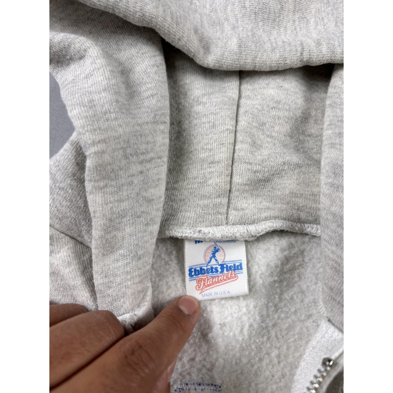 Ebbets Field Flannels VINTAGE Ebbets Field Flannels Hoodie Sweatshirt Giants Gray USA Mens Medium Size US M / EU 48-50 / 2 - 3 Thumbnail