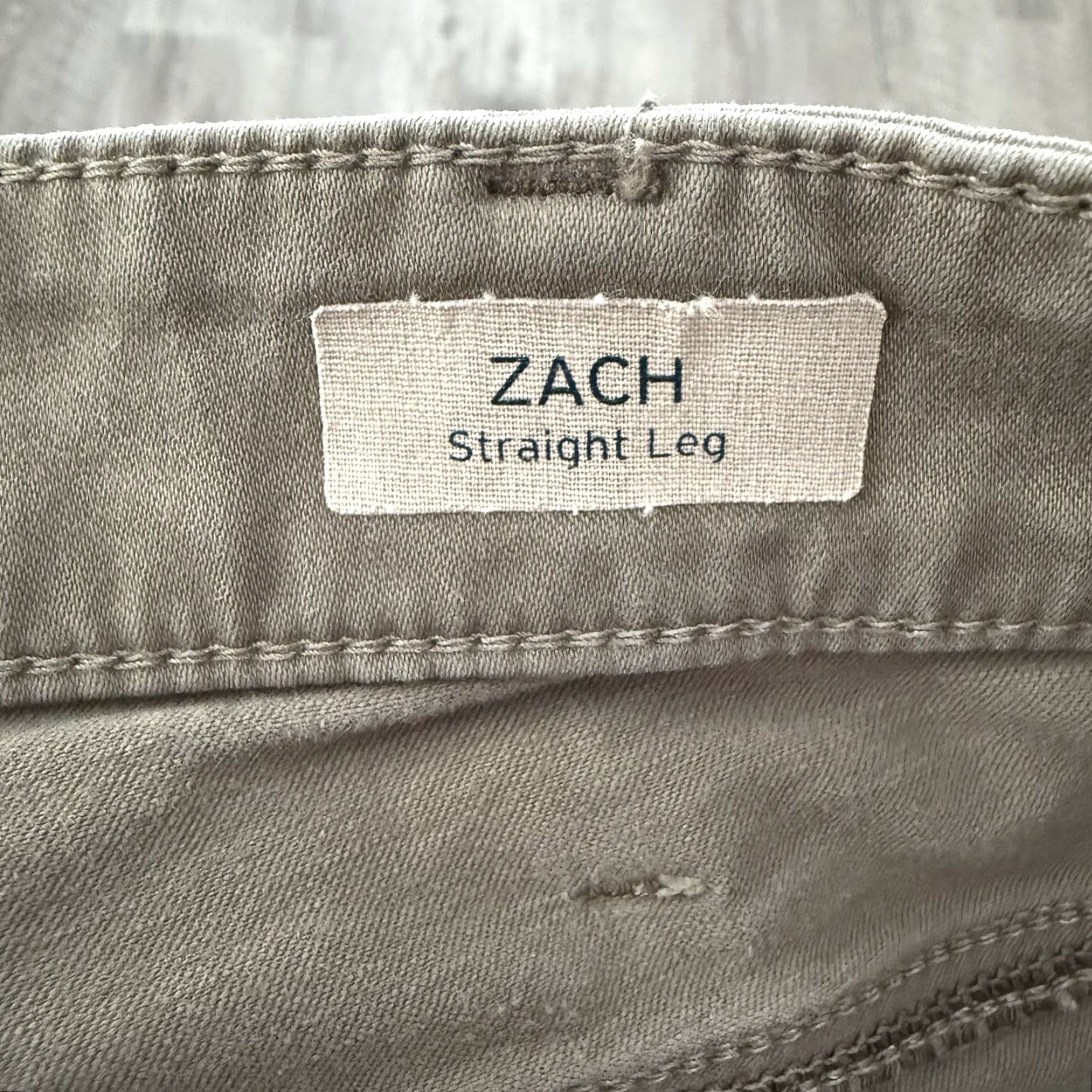 Mavi Mavi Zach Mens Pants Straight Leg 5-Pocket Olive Green Chino Stretch Cotton Spandex Regular Size 38x32 Size US 38 / EU 54 - 5 Thumbnail