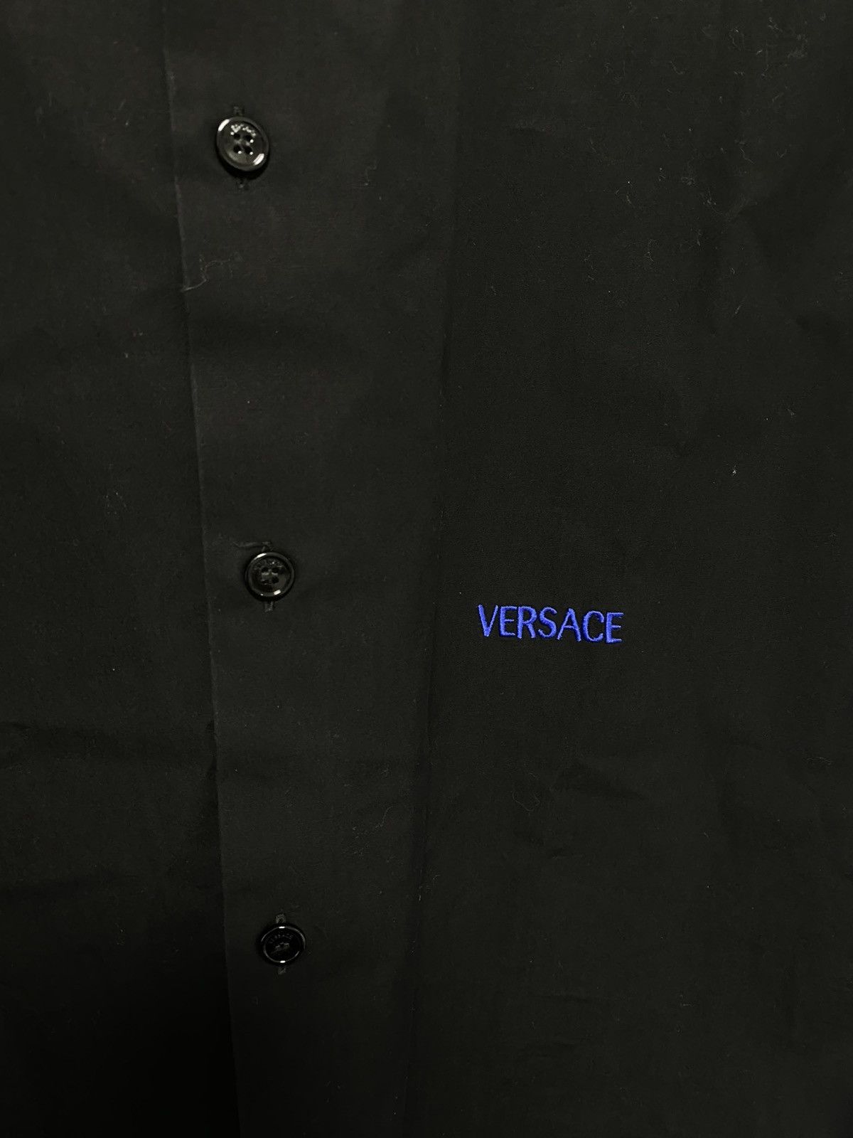 Versace Versace Cotton Shirt Size US M / EU 48-50 / 2 - 2 Thumbnail