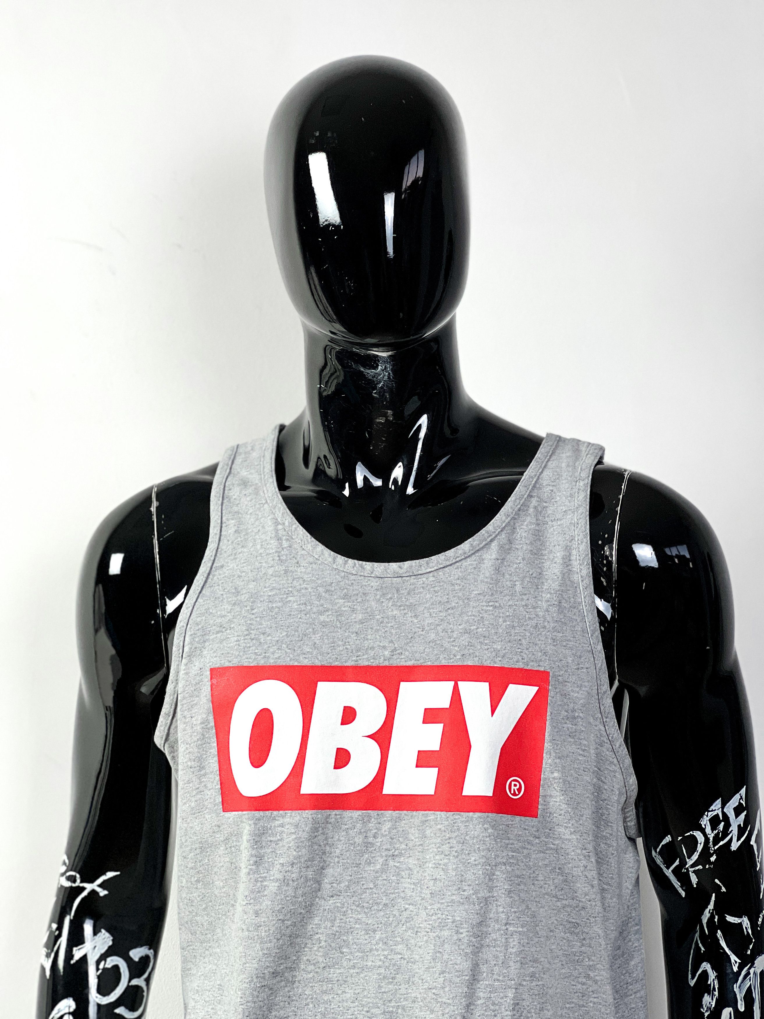 Obey OBEY sleeveless t-shirt Size US XXL / EU 58 / 5 - 3 Thumbnail