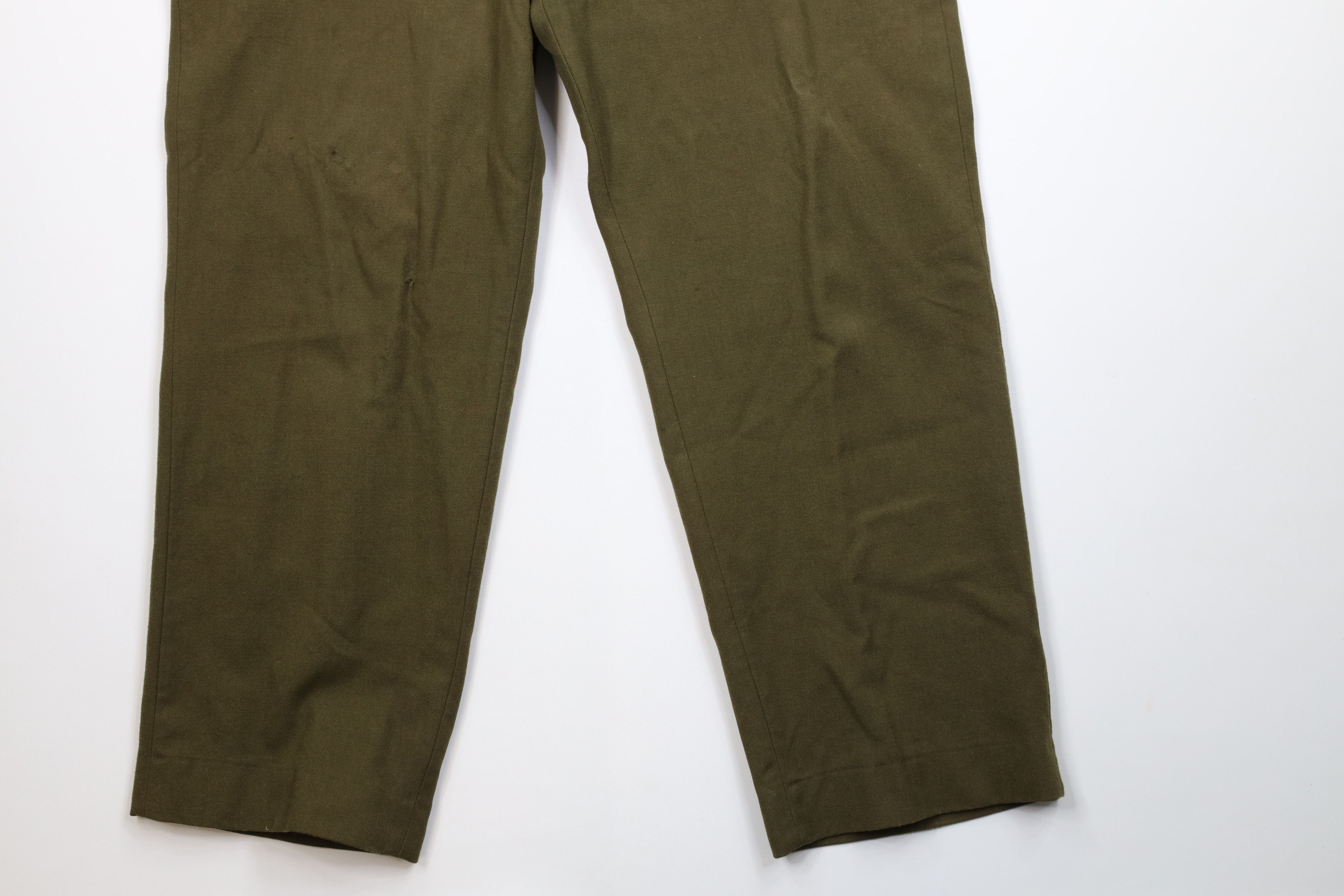 Vintage Vintage 50s Korean War Wool M1951 Field Trousers Pants USA Size US 34 / EU 50 - 4 Thumbnail