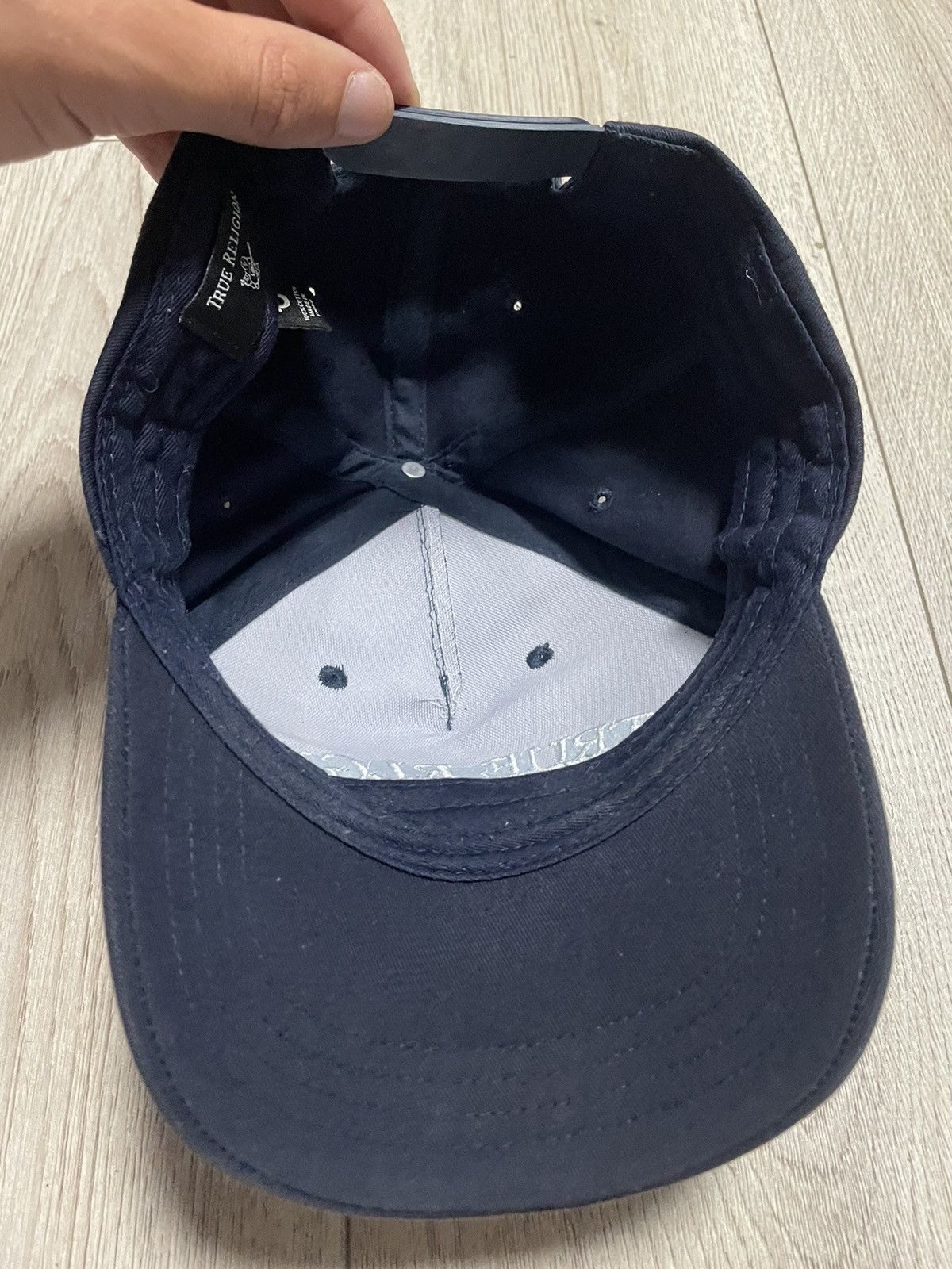 True Religion Sun Faded True Religion Cap Navy OS Streetwear Hat Size ONE SIZE - 7 Thumbnail