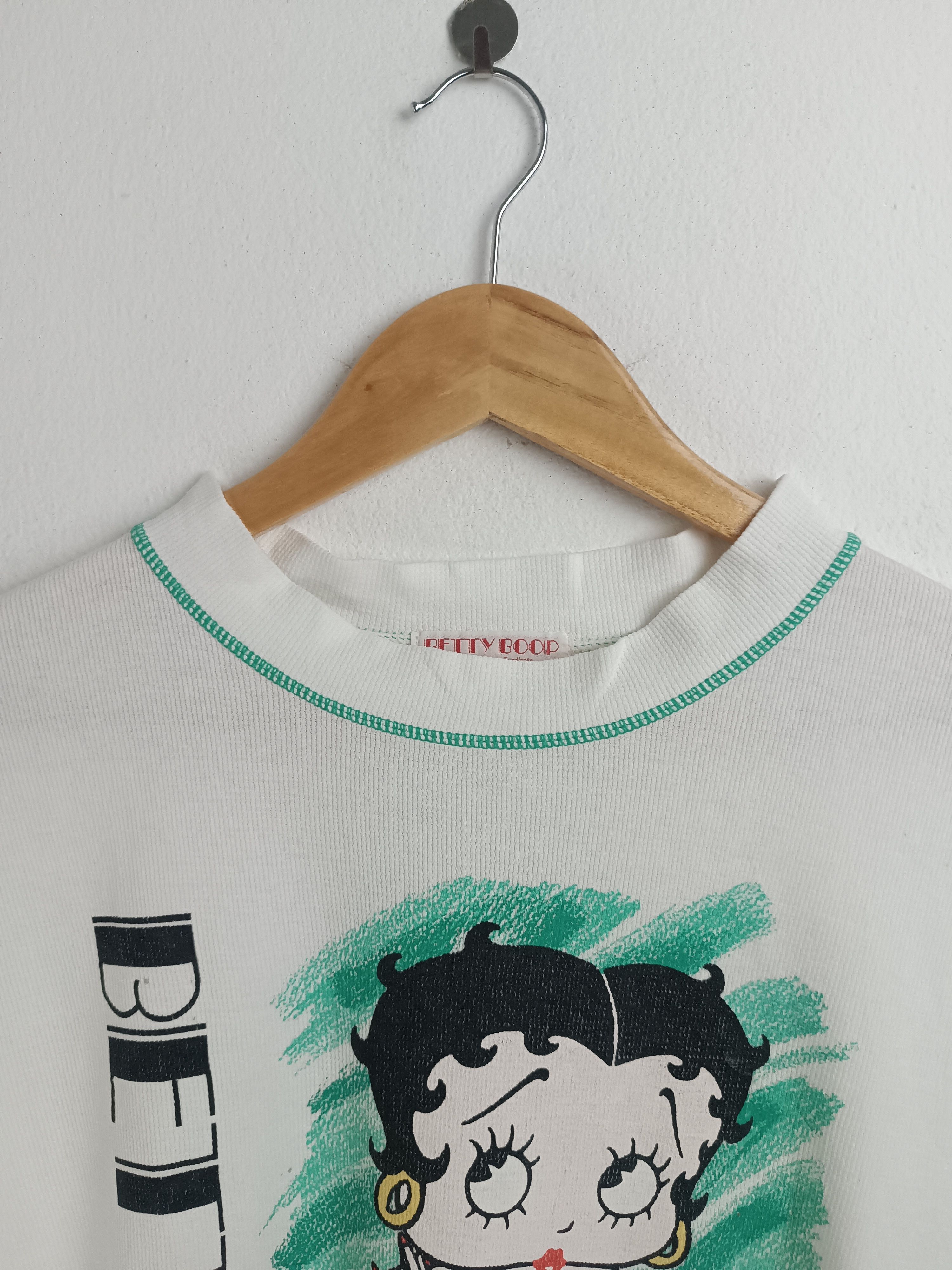 Vintage VINTAGE 90'S BETTY BOOP CROP TOP STYLE VERY RARE TEE Size US L / EU 52-54 / 3 - 13 Thumbnail